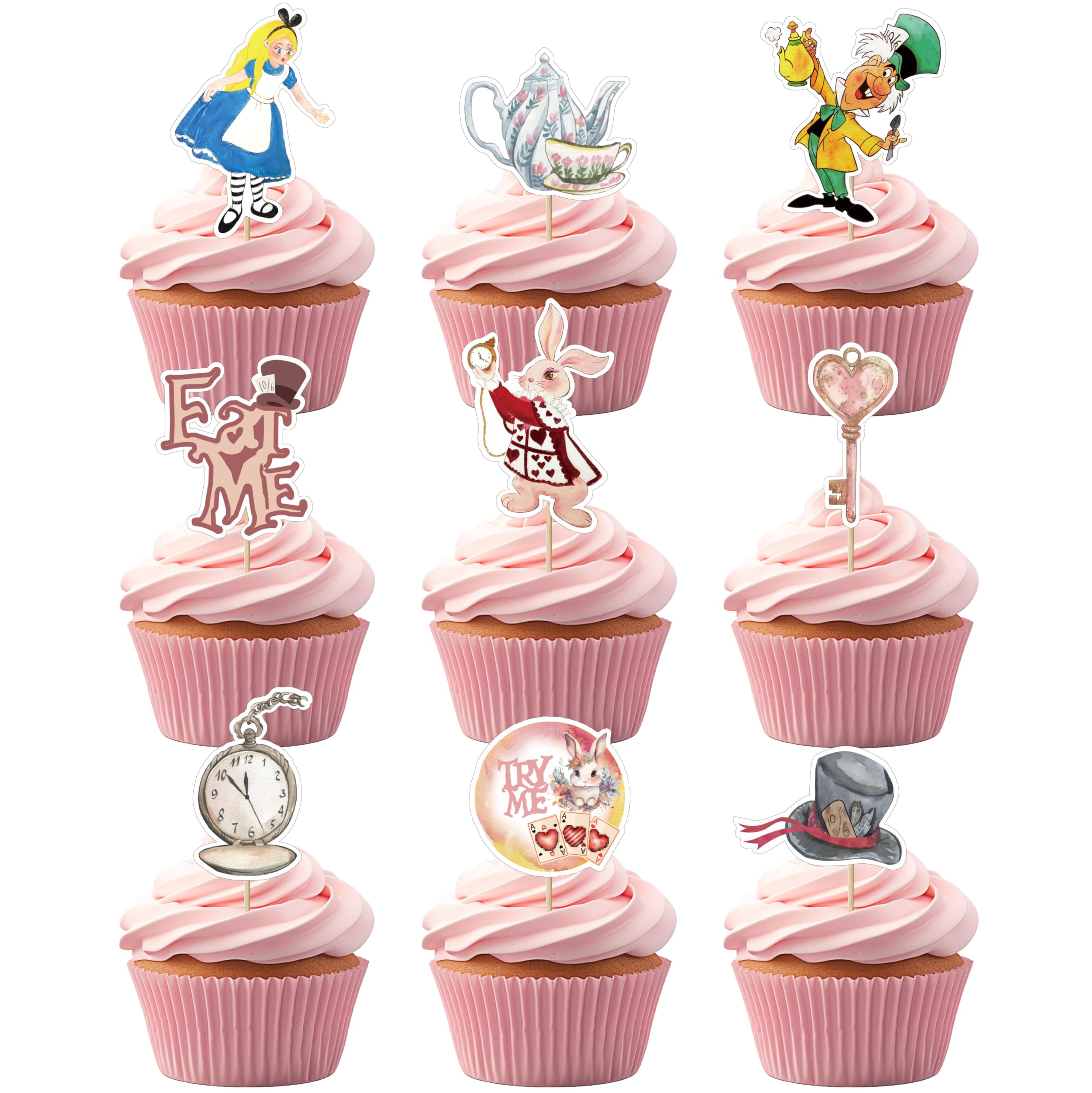 63 Décorations Comestibles Libellules Pour Cupcakes - Papier Gaufrette - Fête Prénatale, Mariage, Anniversaire - 11