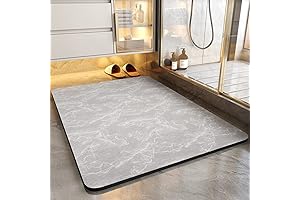 COCOER Rubber Backed Bathroom Rug: Ultimate Comfort and Safety for Your Bathroom