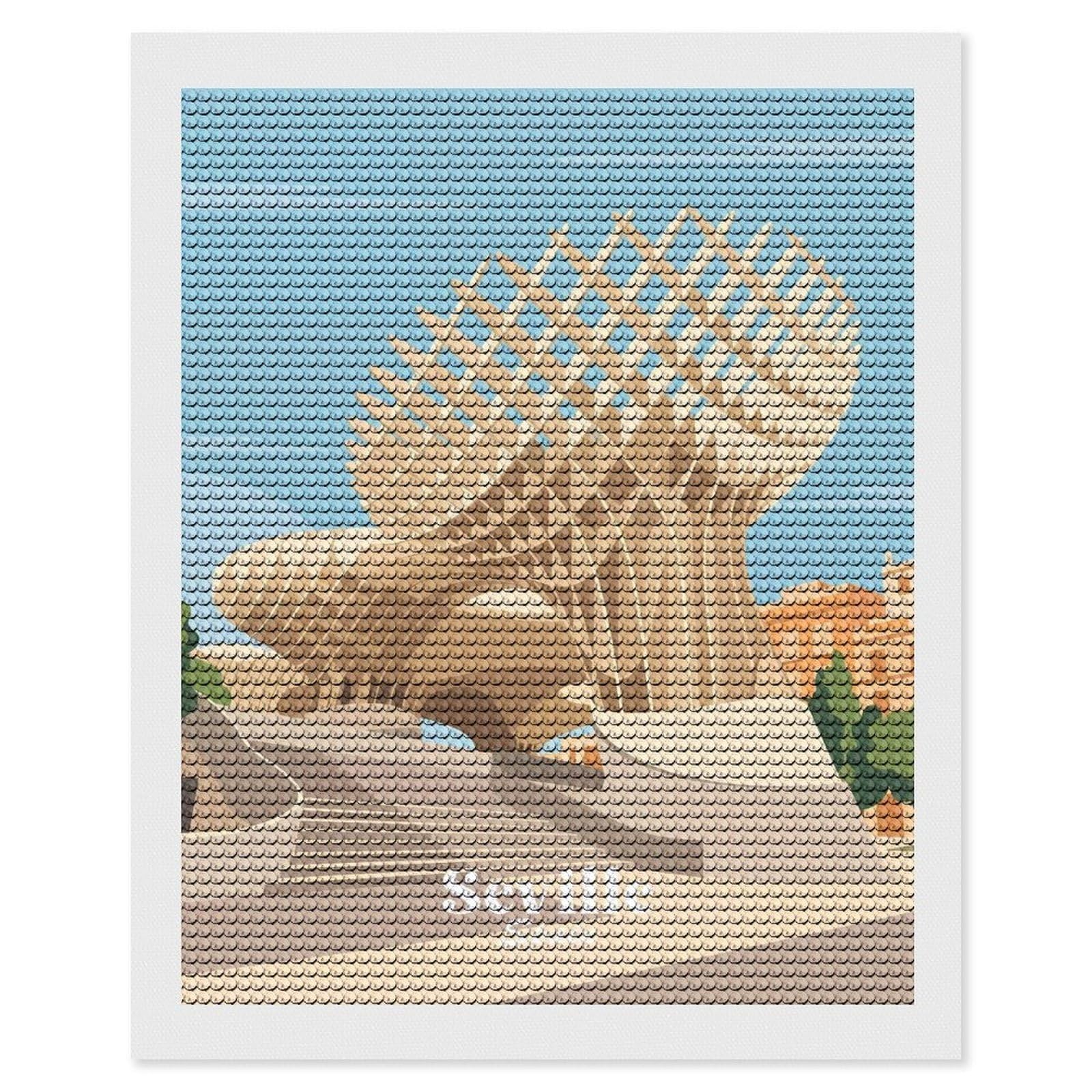 Junmoney Metropol Parasol Seville Full Drill Diamond Painting Kit 16"x20", for Teens, Calming Craft to Unwind, Home Wall Decor, Christmas Gift