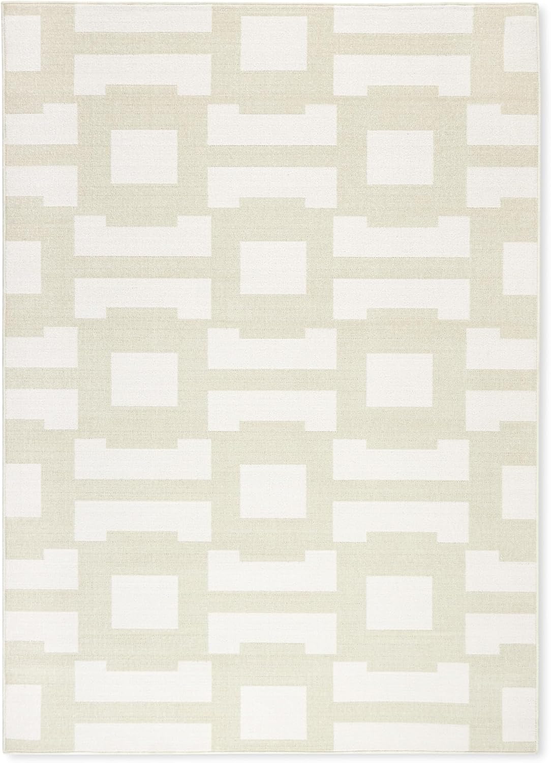 Tommy Bahama Isla Coastal Geo Indoor Outdoor Area Rug, Geometric Modern Design, UV Fade Resistant, Purple/Ivory, 7'10"x10'2"