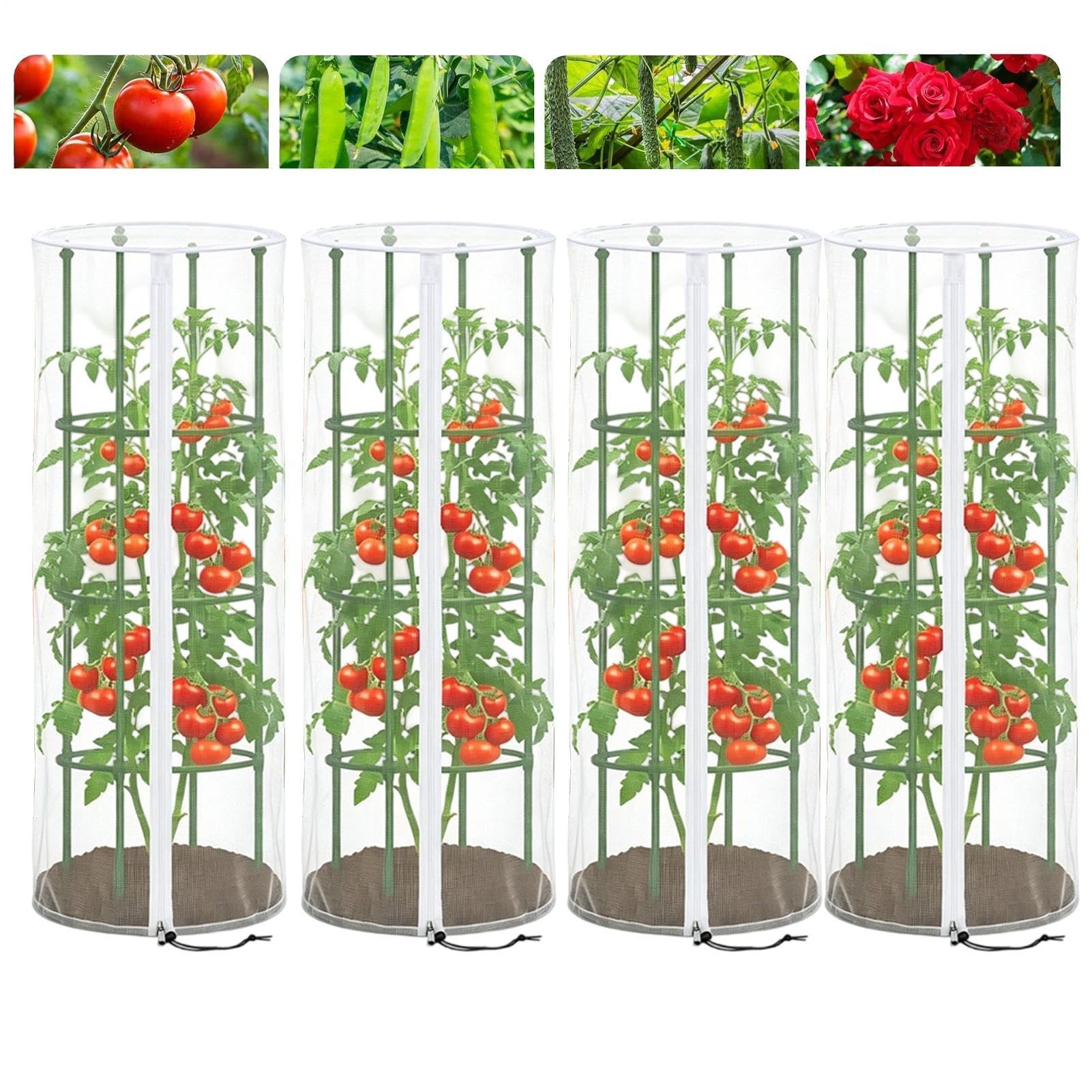 Malla Antipájaros para Plantas con Cubierta Barrera Protectora con | Cubierta Protectora para Frutales Apto para Verduras Frutas Guisantes Rosas Pepinos y Arb