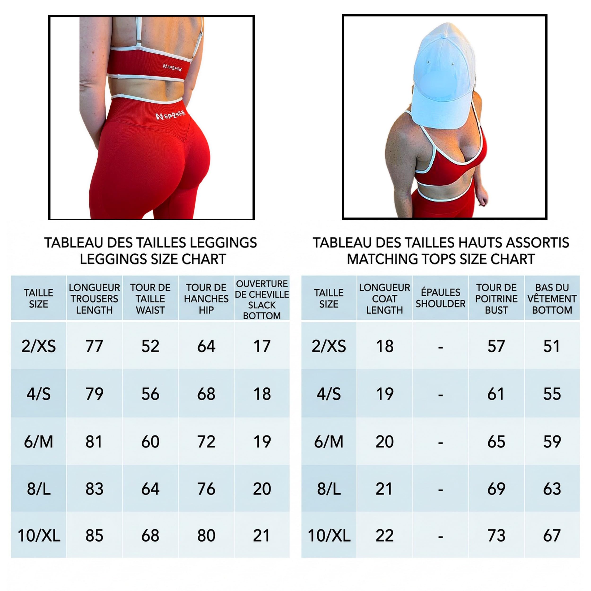 Ensemble 2 Pièces Legging Scrunch & Brassière Push-Up Femme – Effet Avant/Après, Sport Fitness, Legging Galbant et Sculptant, Brassière Maintien et Silhouette