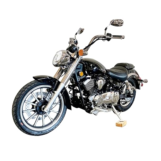 Lifan Lycan 250, V-Twin Chopper, 250cc EFI 5-Speed Manual Transmission, Dual Chrome Exhaust, LED Headlights, Digital-Analog Display, Classic Cruiser Design, Street Legal Motorcycle, 2YR WRNTY