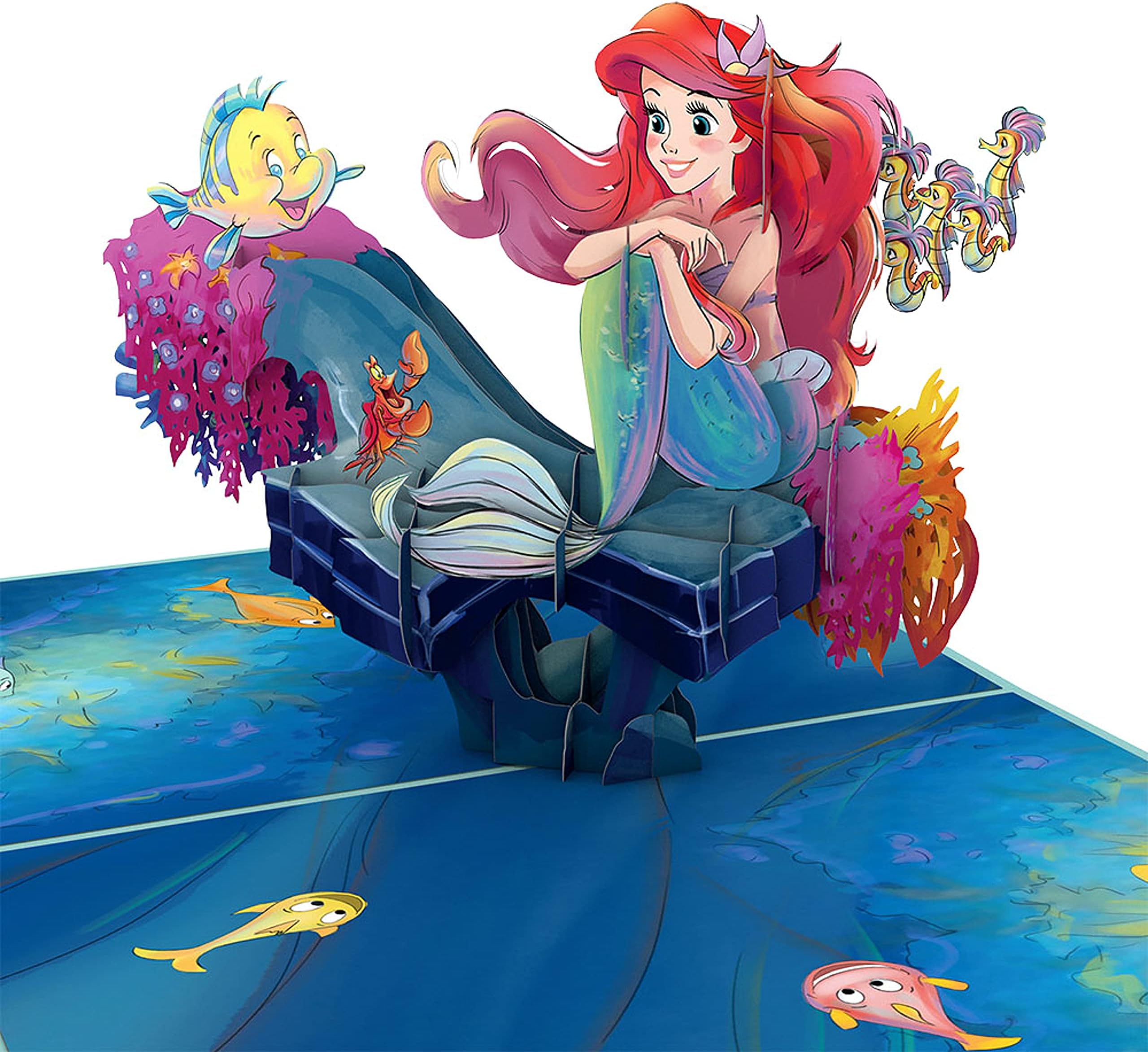 Lovepop Disney's The Little Mermaid Pop Up Card, 3D Card, Pop Up Birthday Card, Greeting Cards, Disney Card, Birthday Card for Kids