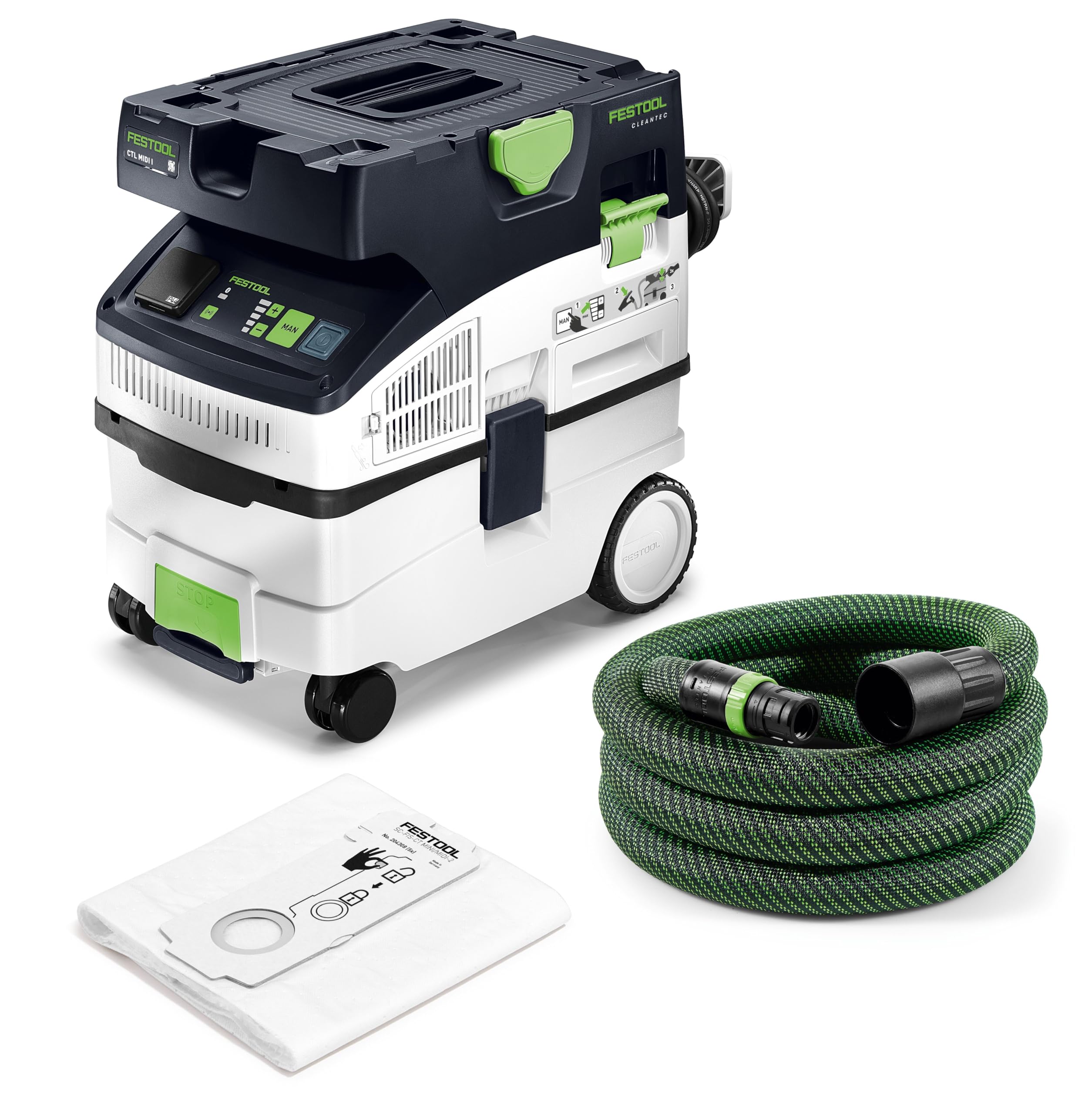 Festool Cleantec CTL MIDI I, 350-​1200 W, 3700 l/​min
