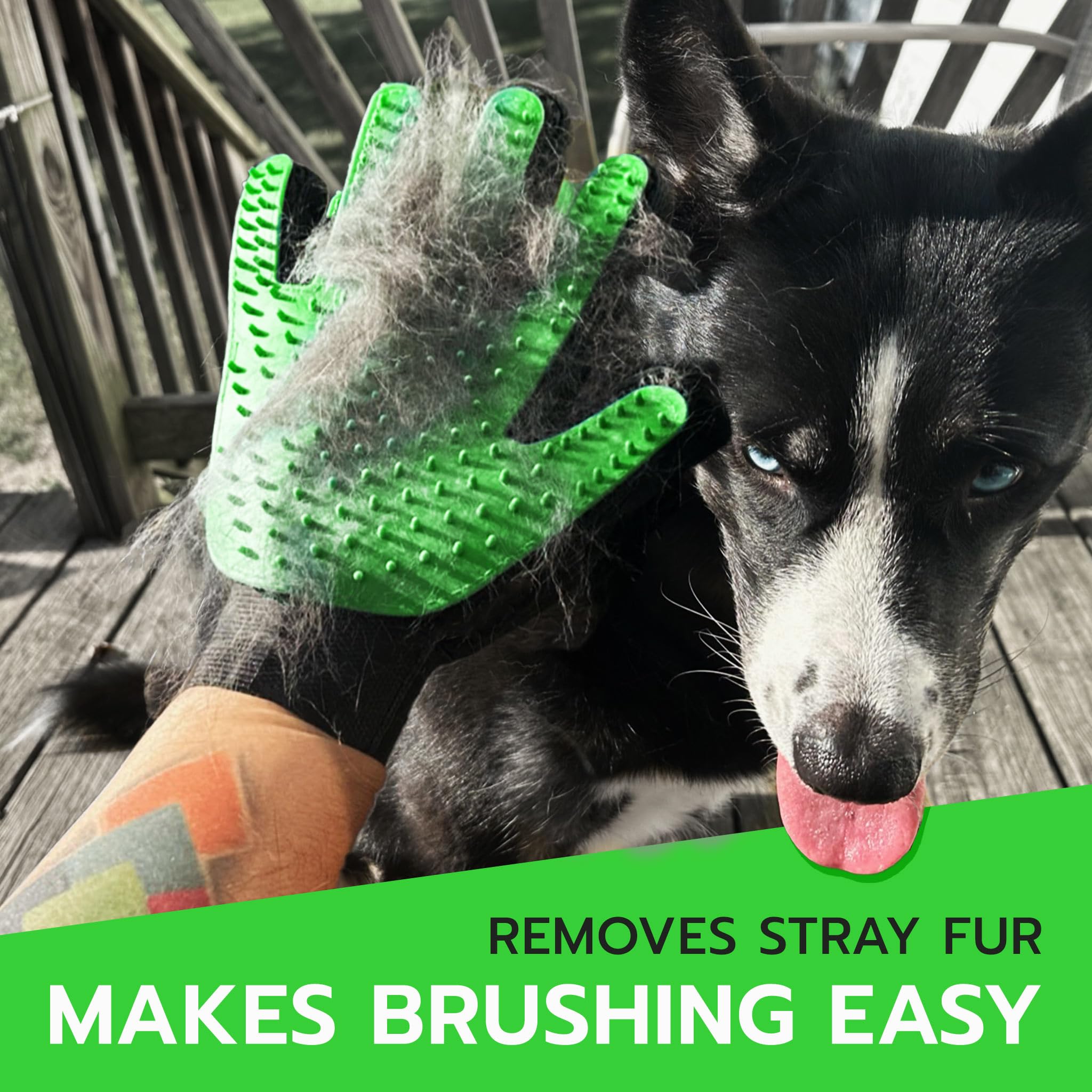 Stick It! Pet Pro Glove, Grooming Glove, Fur Remover, Pet Washing Glove