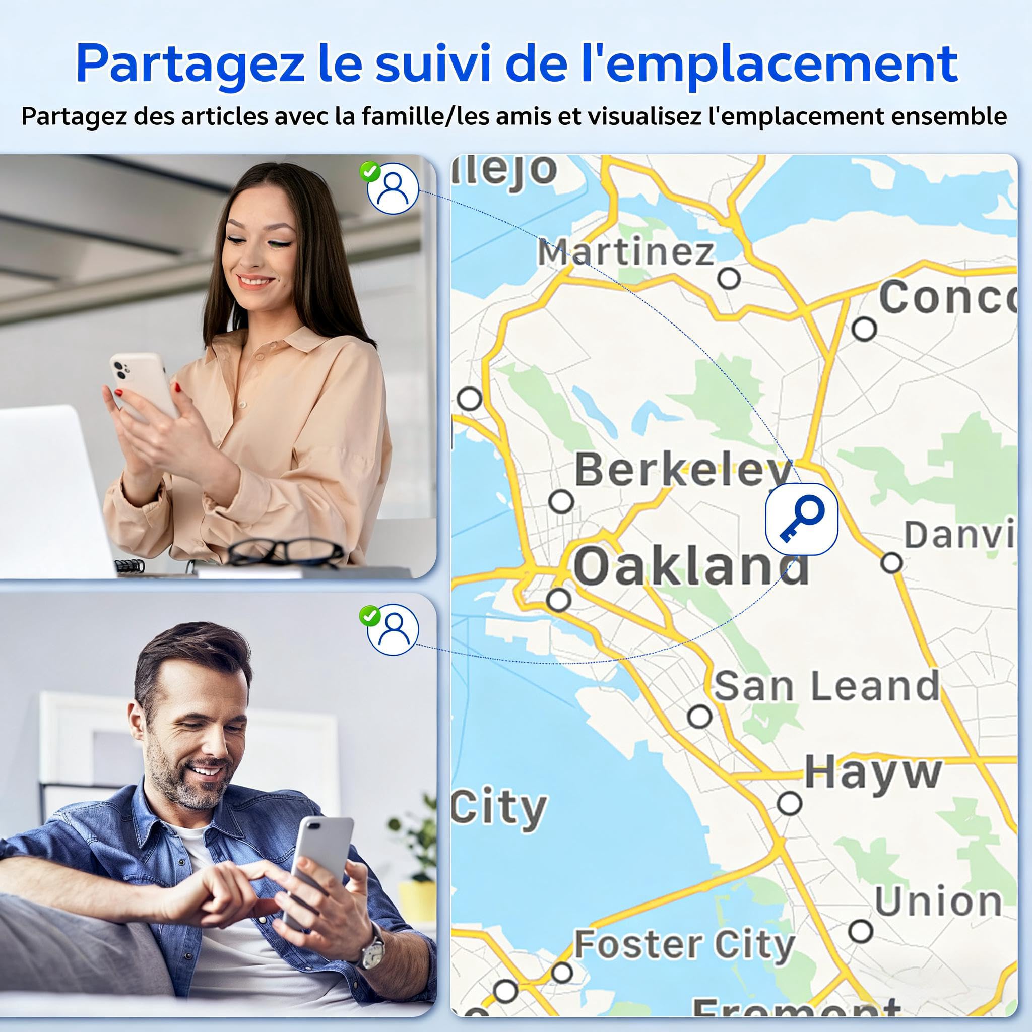 Localizador GPS para Coche GPS Coche localizador Rastreador 2026 Magnético Rastreador GPS,Seguimiento en Tiempo Real para vehículo,Niños, Mascotassin suscripción/SIM(Compatible con Android e iOS) — view 6