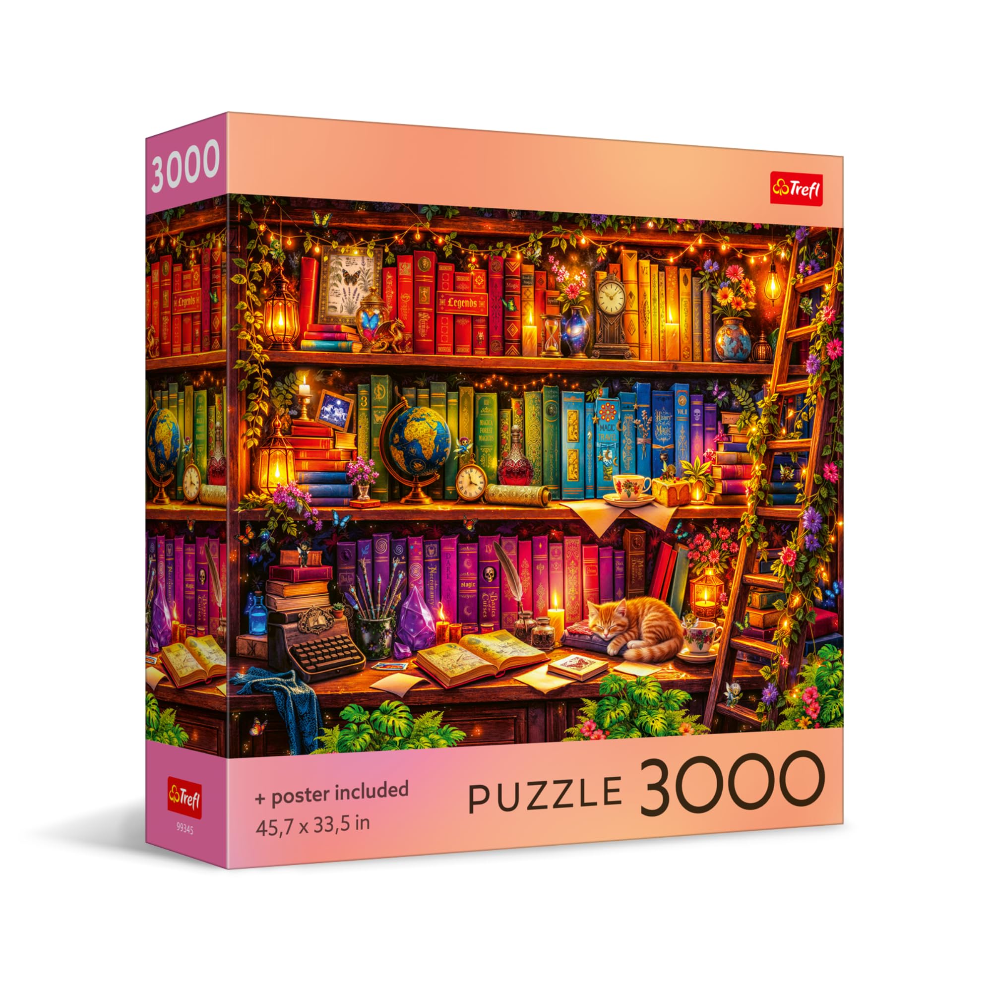 Magical Library - 3000 Piece Puzzle 45.7"x 33.5"
