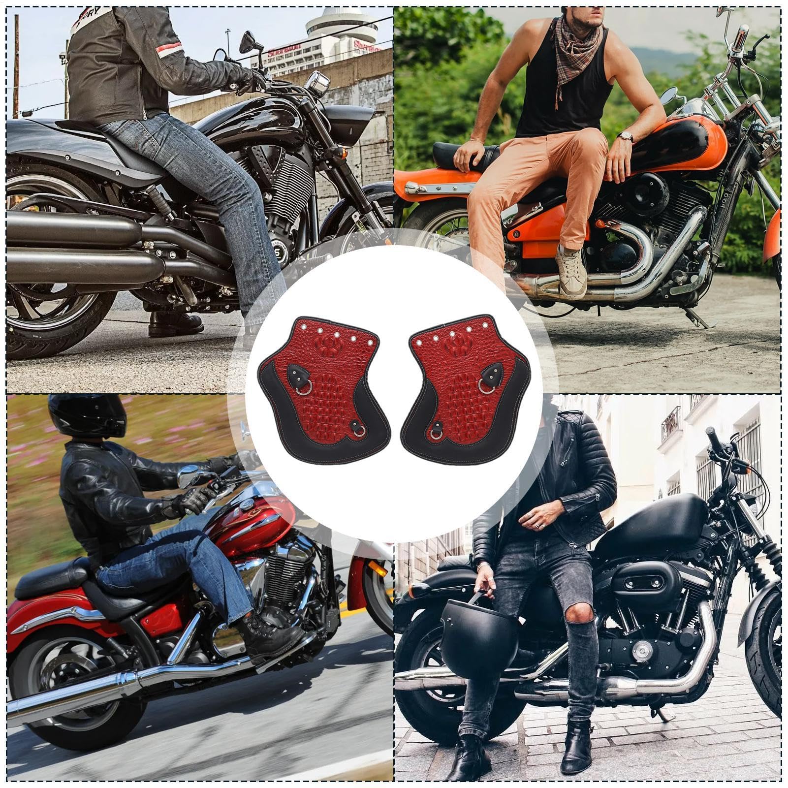 Protector de silenciador para motocicleta, protector de calor para tubo de | escape de motocicleta, ligero, portátil, protección contra quemaduras para mayor seguridad en la conducción