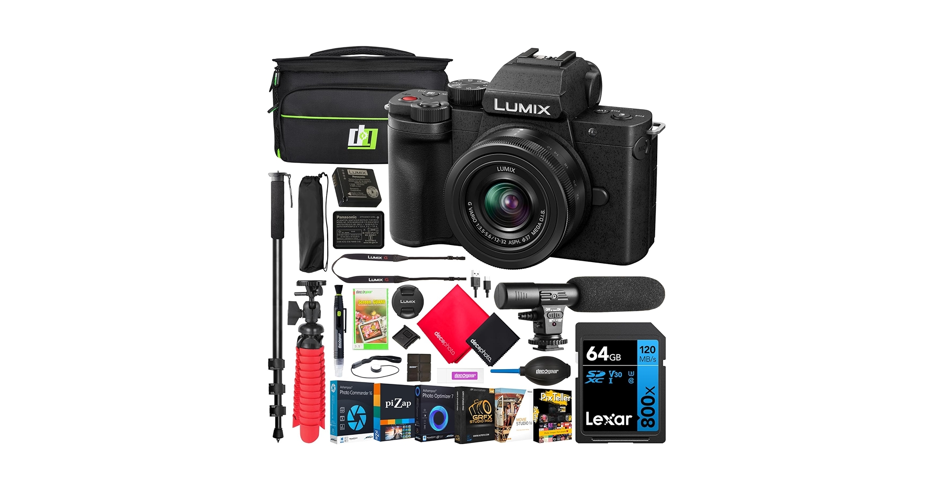 Amazon.com : Panasonic LUMIX G100D 4K Mirrorless Digital Camera