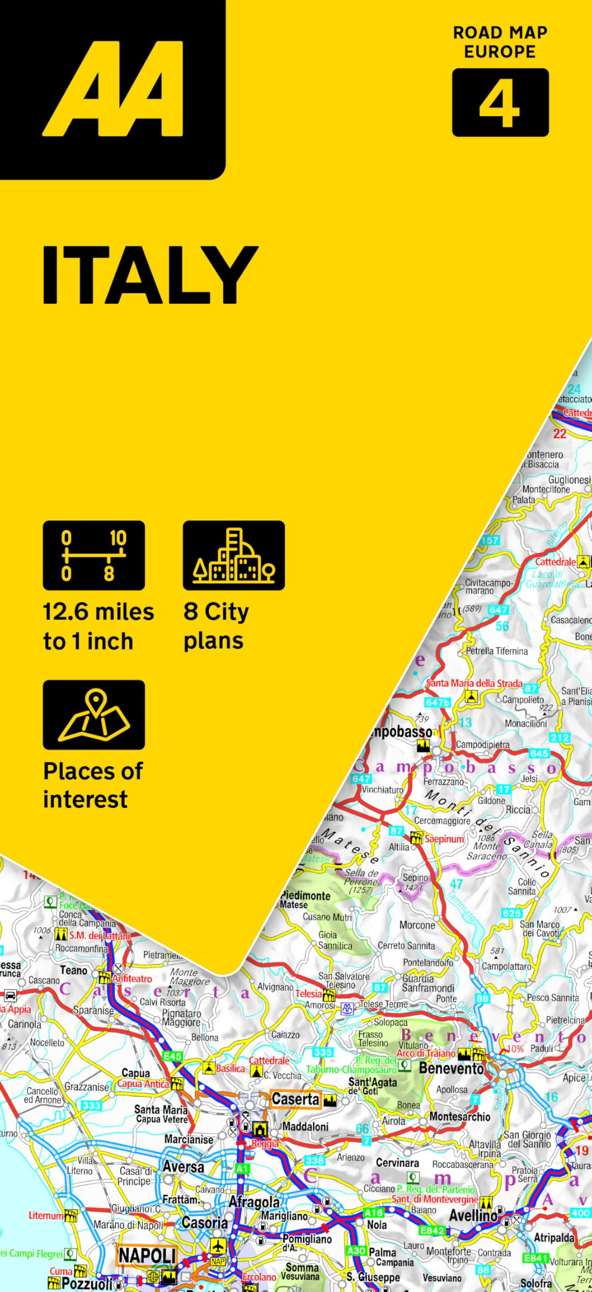AA Road Map Italy 4 (AA Road Map Europe Series / European Road Maps)