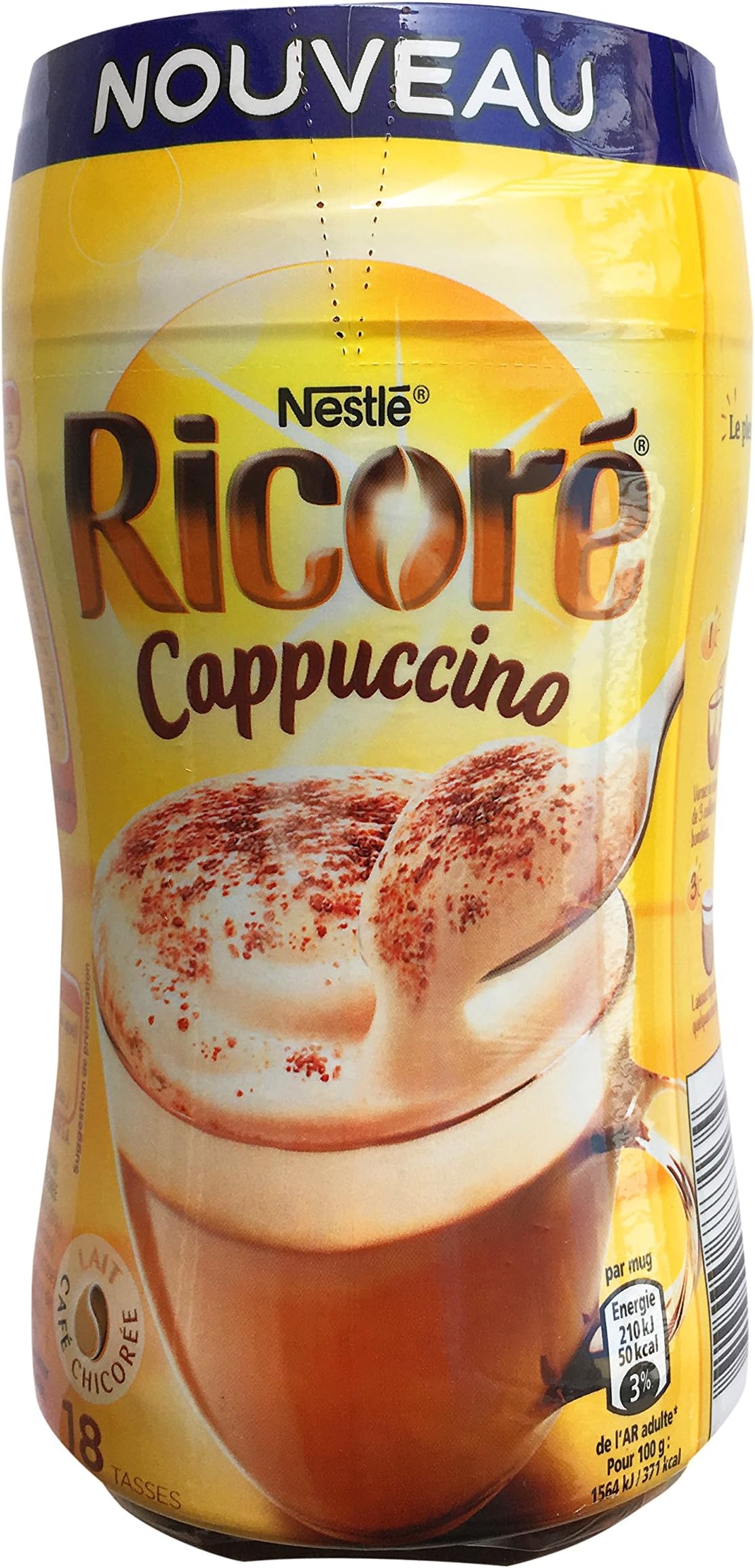 Nestle Ricore Instant Drink Cappuccino 243g 8.6oz