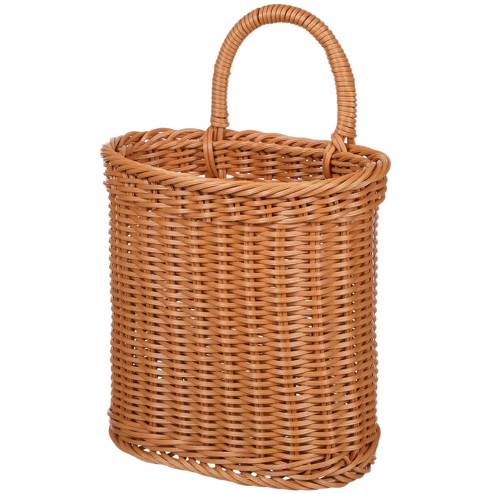 Cesta trenzada hecha a mano con diseño rústico lavable para organizar cocina