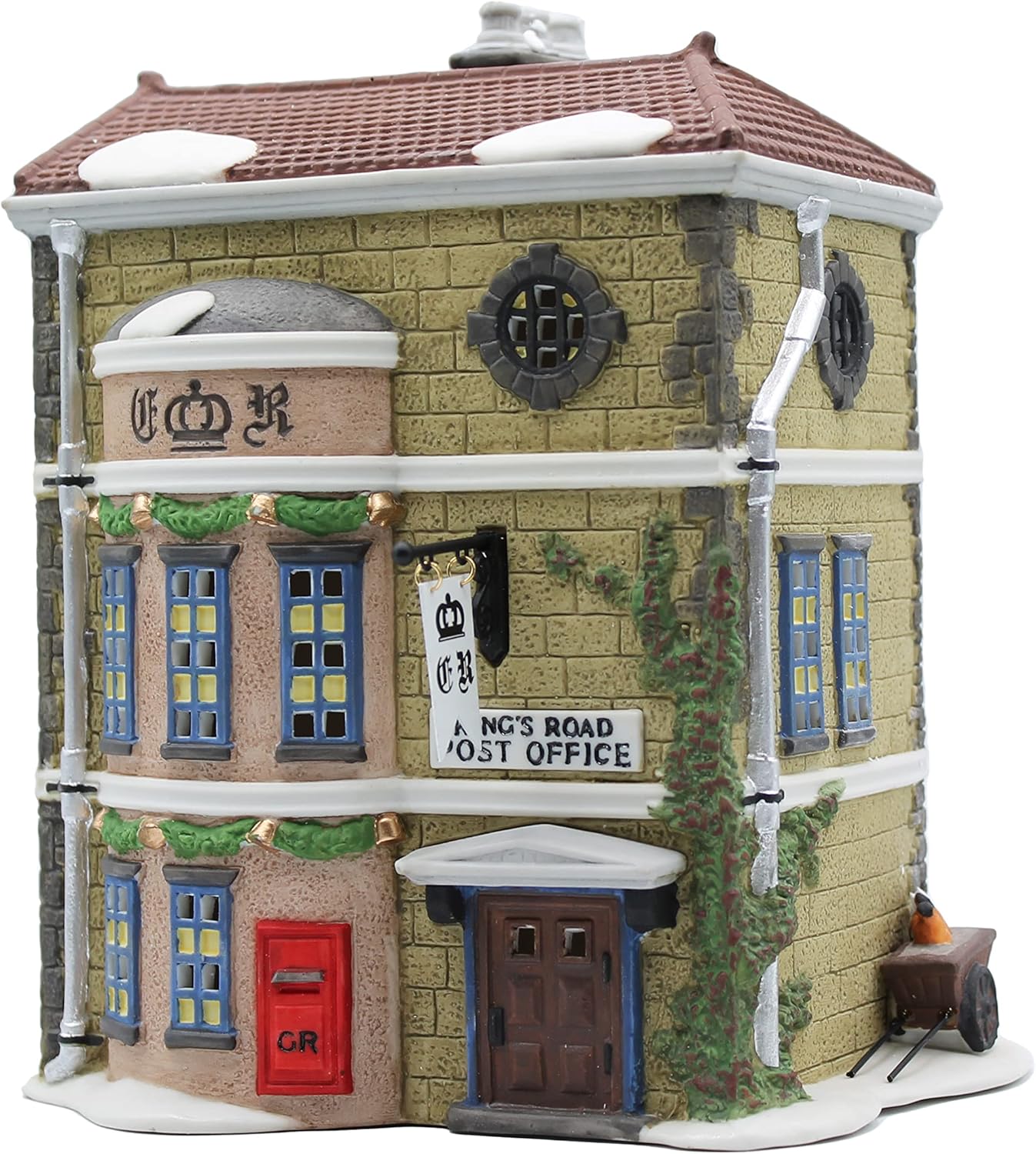 Department 56 Kings Road Post Office Retired Collectible Lighted Building