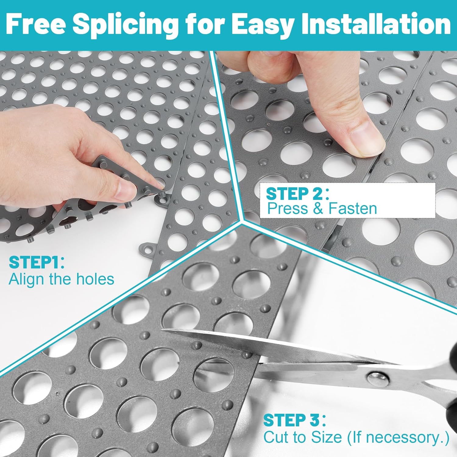 Mattress Underlay, 83" x 59" Plastic Under Mattress Ventilation for Improving Air Flow and Keeping Dry, Mattress Underlay Pads for RV, Camper, Boat