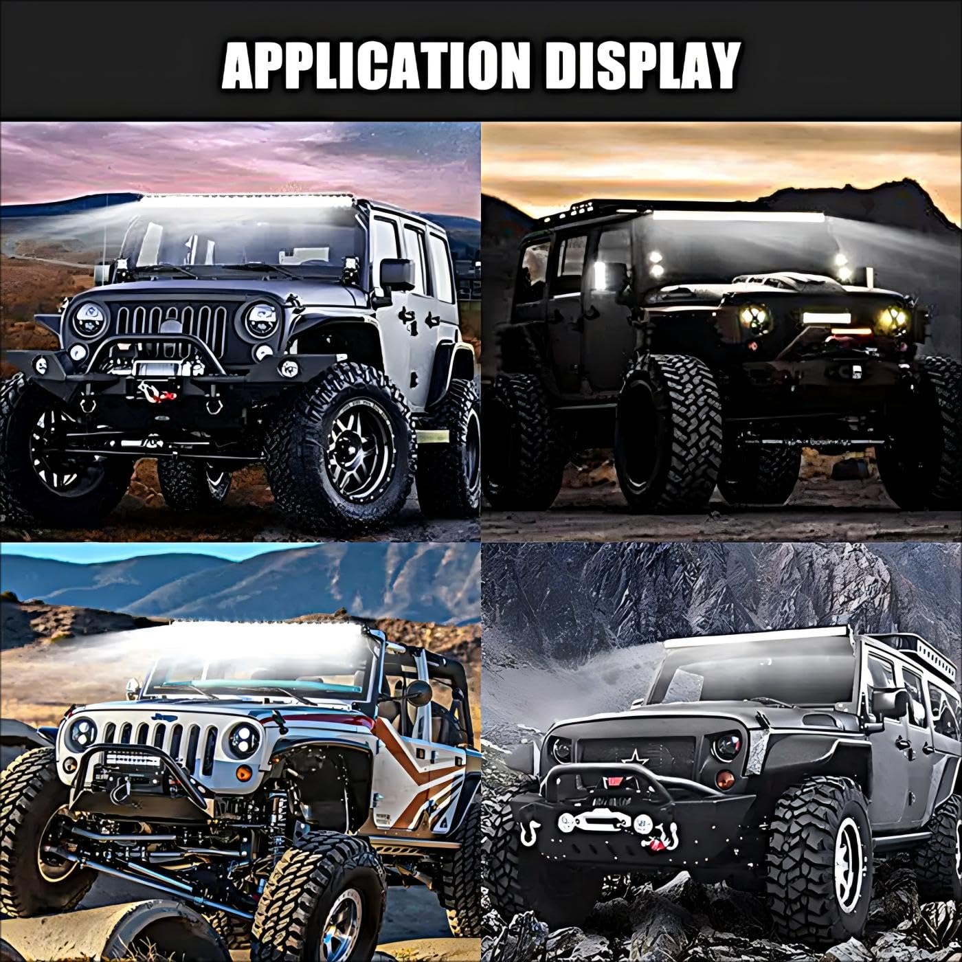 Led Arbeitsscheinwerfer 42 Zoll 540W Gebogen Led Lichtbalken Scheinwerfer Mit Kabelbaum DREI Reihen Zusatzscheinwerfer Light Bar für Traktor Auto 4x4 SUV (42 Zoll Gebogen 540W)