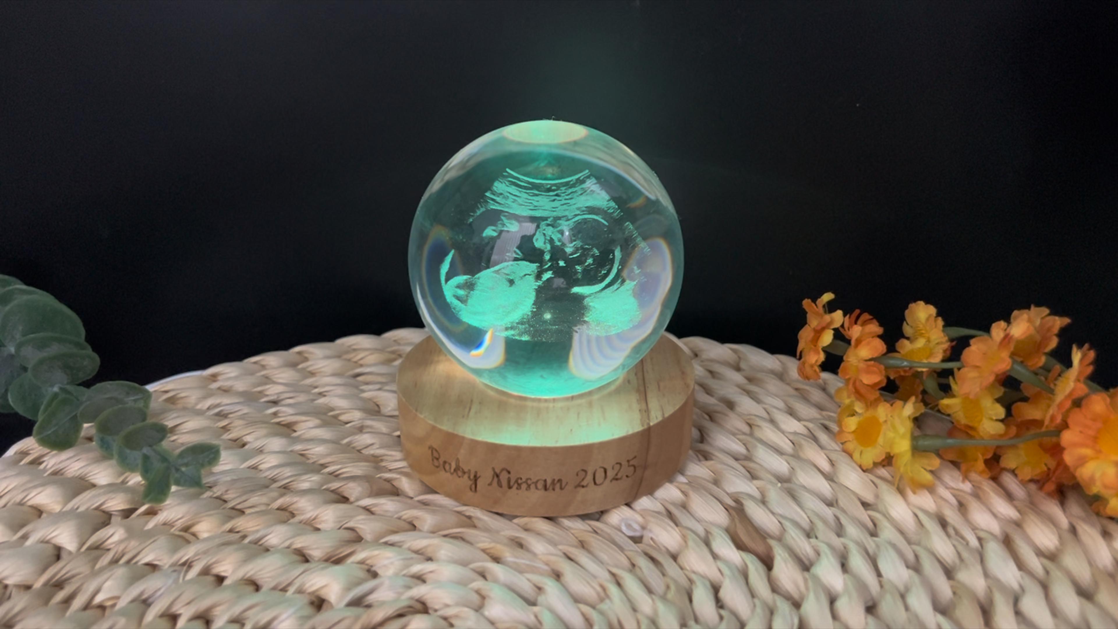 Boule De Cristal Avec Affichage électronique, Sphère Lumineuse