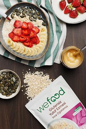 Wefood İnce Öğütülmüş Glutensiz Yulaf Ezmesi 5'li