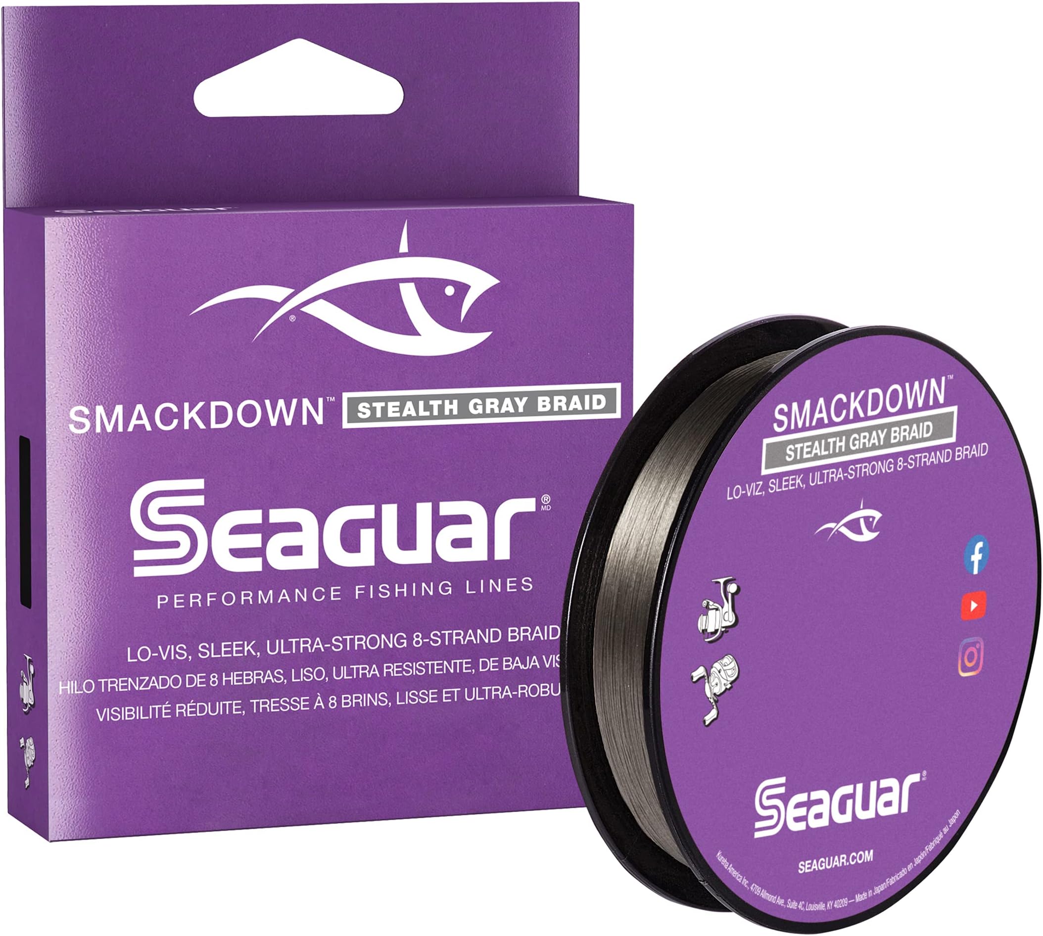 Smackdown Low Visibility Braided Fishing Line