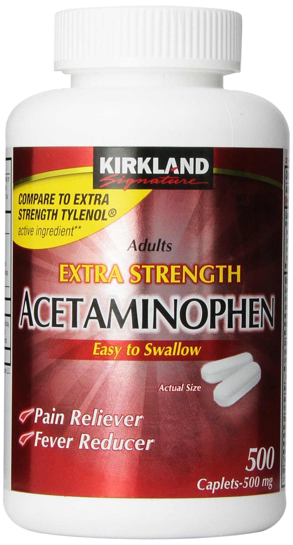 Kirkland Extra Strength Acetaminophen Caplets