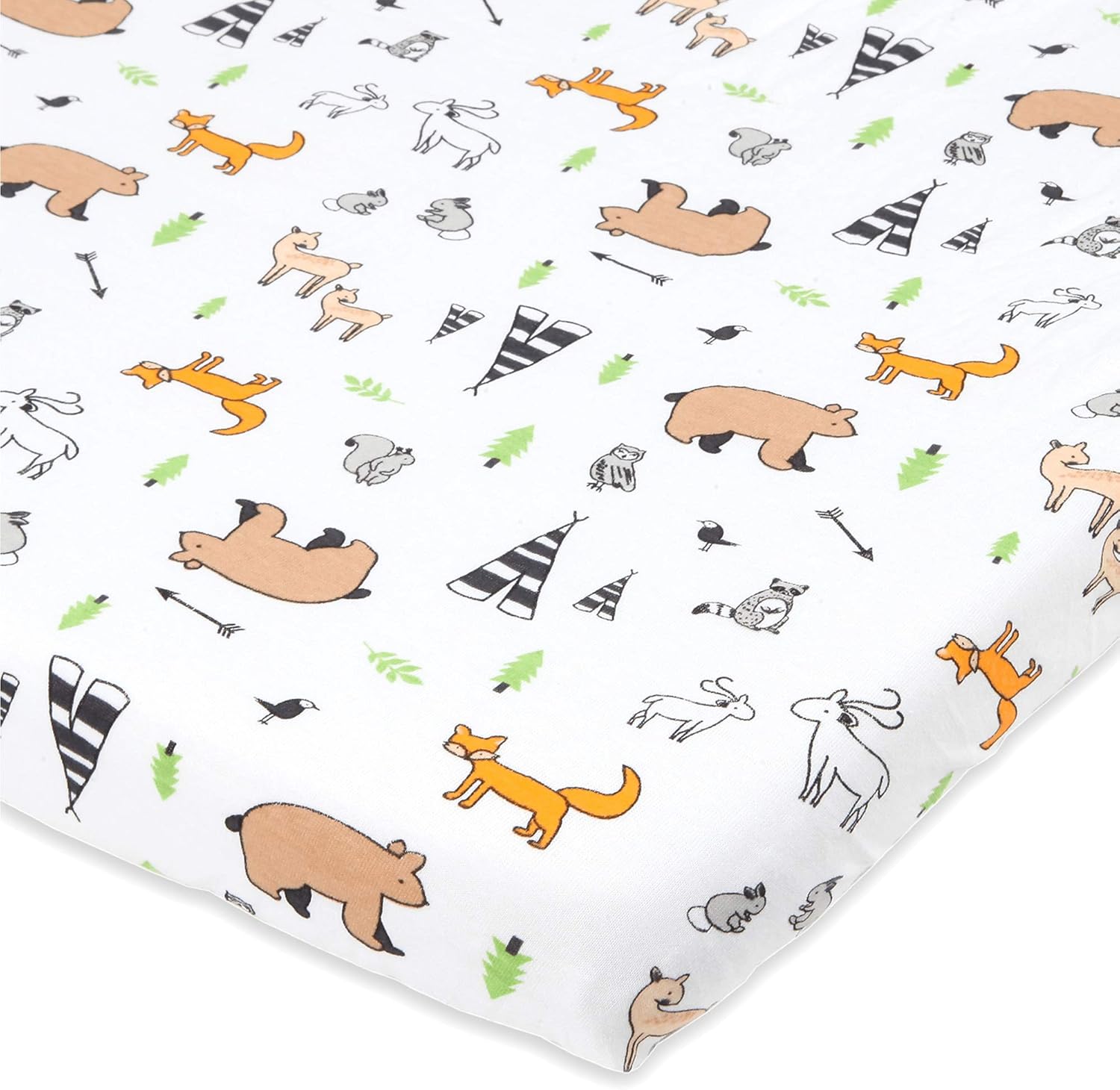 Baby Cradle Sheet Fitted 18" x 36" Compatible with Arms