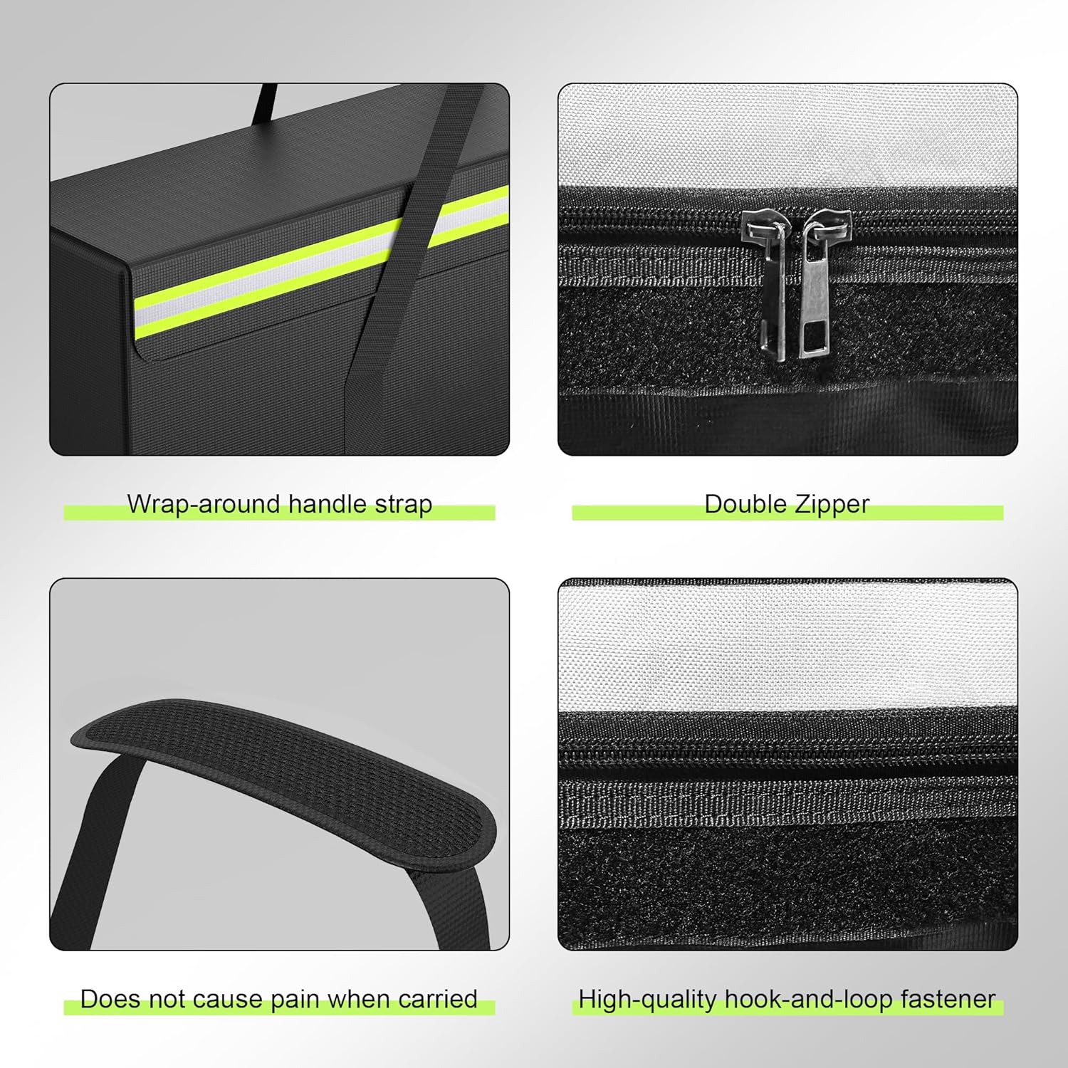 Large Fireproof Document Bags 24x12x12” Waterproof Storage Bag & Fireproof Folder Safe Box for Cash, Photo Albums, Valuables, Extra Large Fireproof Storage Bag with Silicone Coating & Zipper Closure