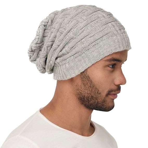 Winter Woolen Beanie Cap at Amazon 