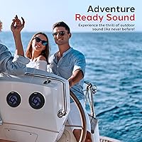 Vista 7 de Pyle Marine Speakers - Sistema de sonido estéreo de audio para exteriores de 5.25 pulgadas, resistente al agua y a la intemperie, de 2 vías