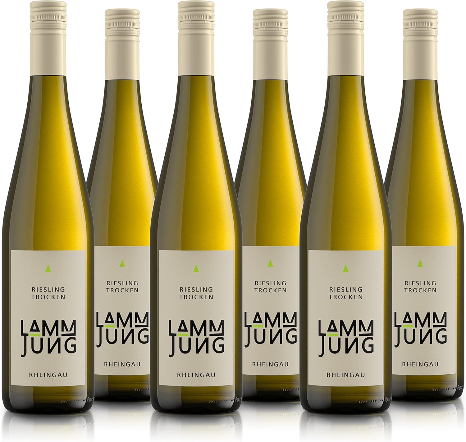 Weingut Lamm Jung Basis Riesling Weißwein Rheingau trocken Wein 6 x 0.