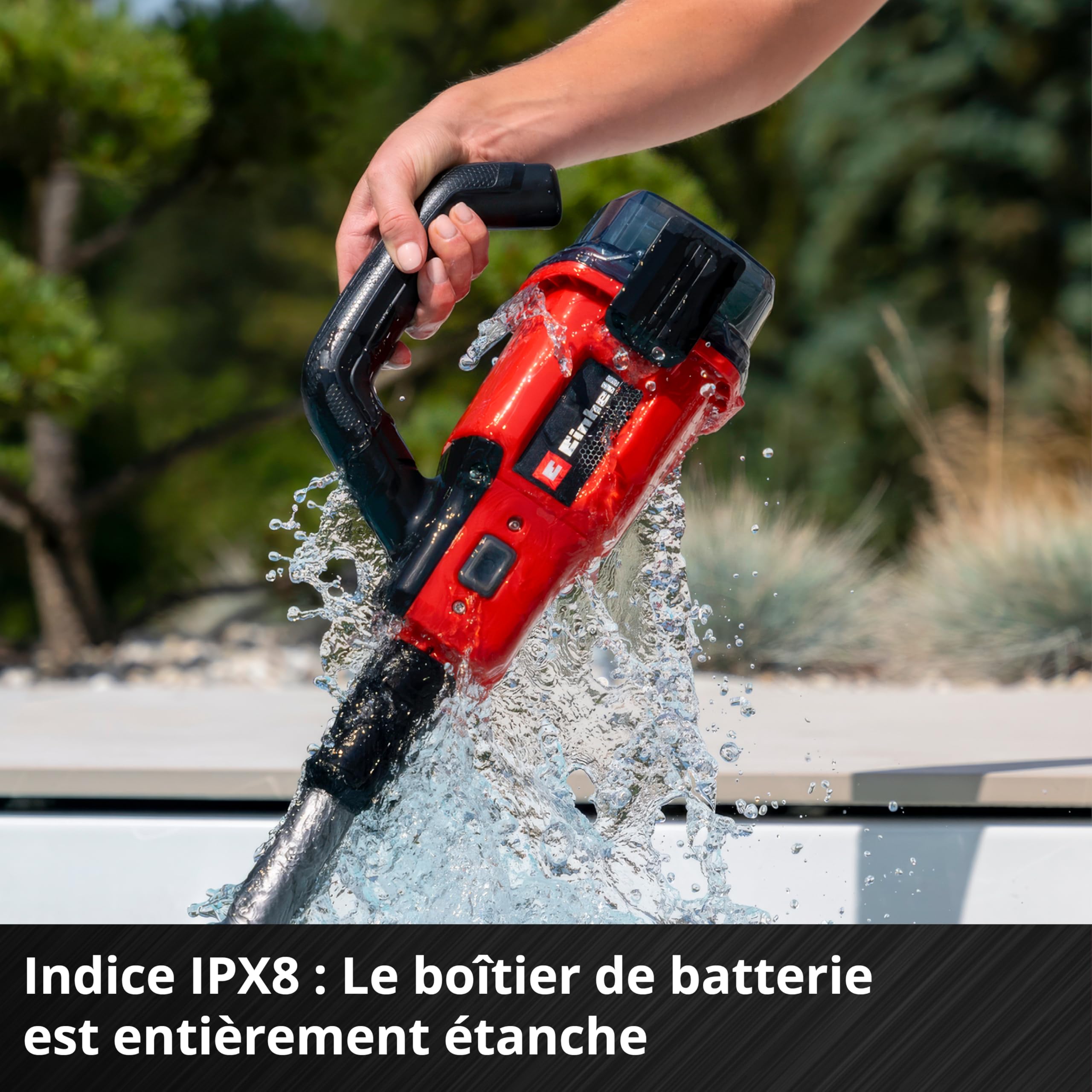 Einhell Aspirateur de Piscine sans Fil GE-PV 18/42 Li T-Solo PXC 18 V 32 cm 220 cm
