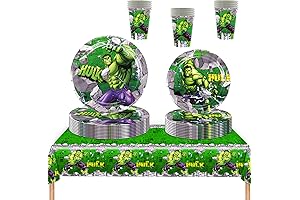 Green Hero Hulk Themed Birthday Party Pack
