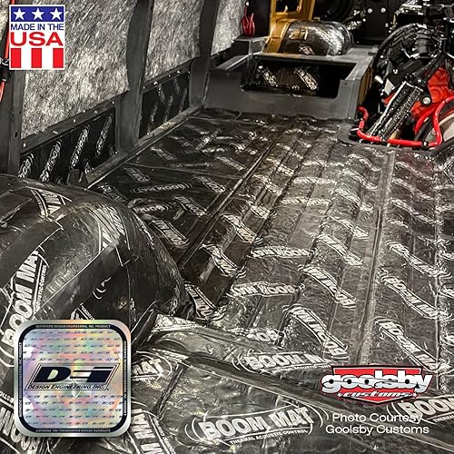 Miniatura 3 de Design Engineering 050223 Boom Mat XL 12.5 x 24 pulgadas (10 hojas), material de amortiguación de 0.157 in, color negro