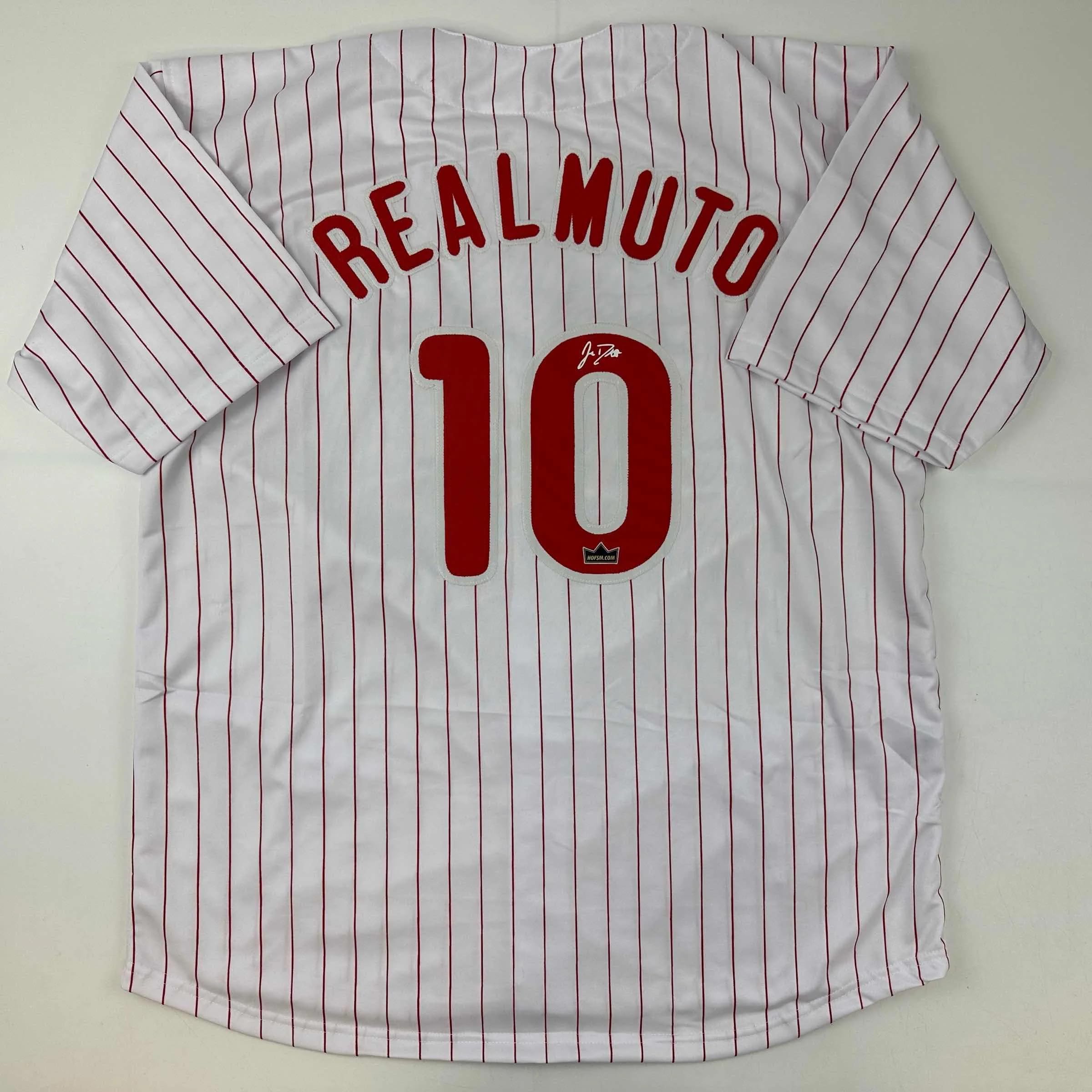 Facsimile Autographed JT J.T. Realmuto Philadelphia Pinstripe