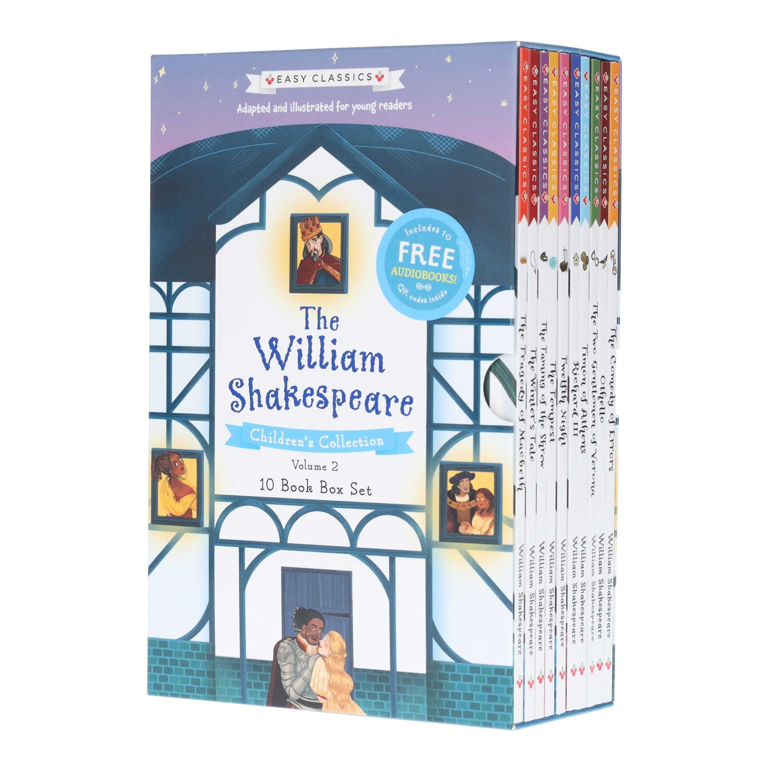 Easy Classics: William Shakespeare Children's 10 books Set (Vol 2) - Ages 7-9-PB