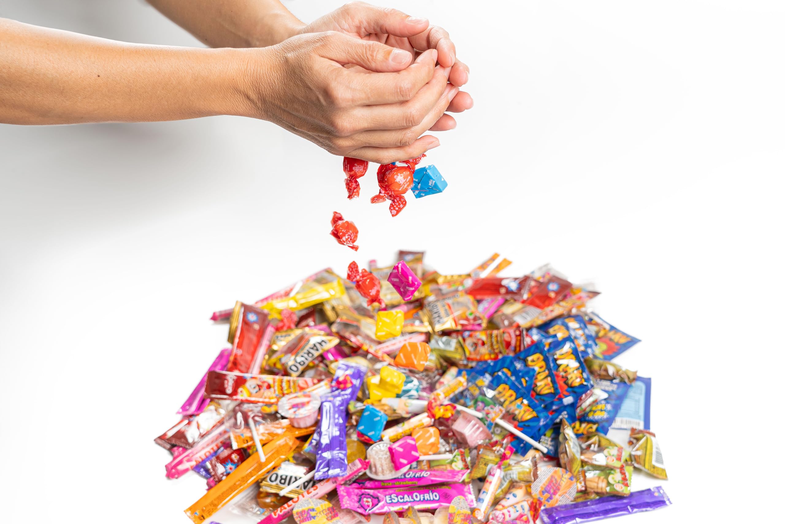 PARTYLAND Mega Pack 220 Dolci, Caramelle e Candy per feste per bambini, Compleanni, Halloween e Natale. Incartato individualment