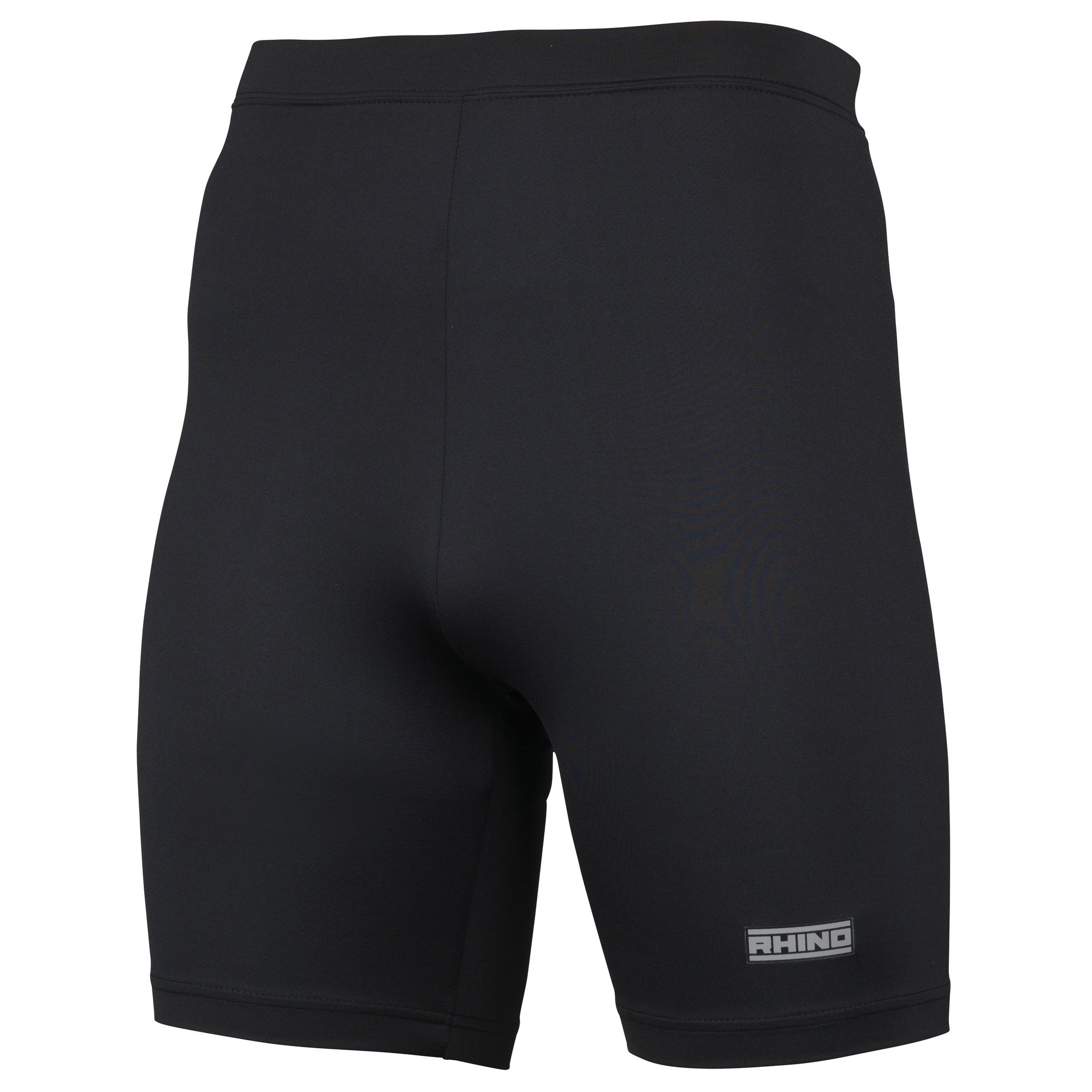 Rhino Men's Black Sports Base Layer Shorts (Xs) (Black)
