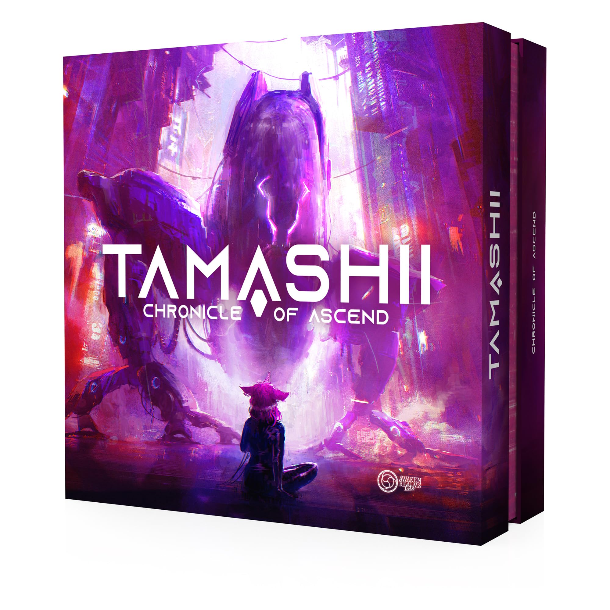 Tamashii: Chronicle of Ascend - Begeben Sie Sich auf eine epische Reise in EIN mythisches Abenteuer! Sci-Fi-Strategiespiel, ab 14 Jahren, 1-4 Spieler, 45-90 Minuten Spielzeit, hergestellt von Awaken