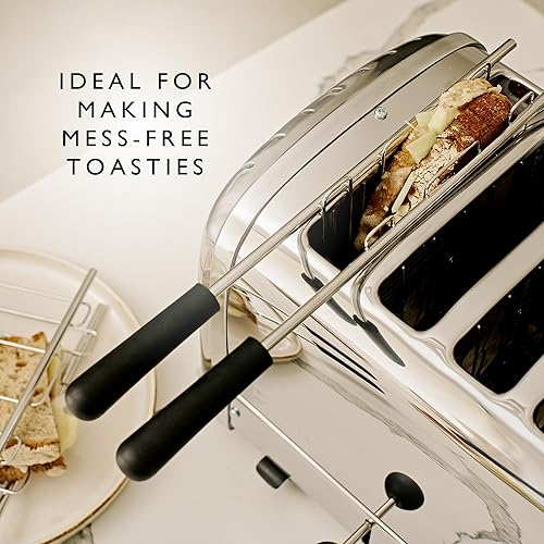 Miniatura 7 de Dualit Jaula de sándwich clásica para tostadoras clásicas Dualit 1 jaula de sándwich para hacer sándwiches tostados en tu tostadora Dualit Jaula