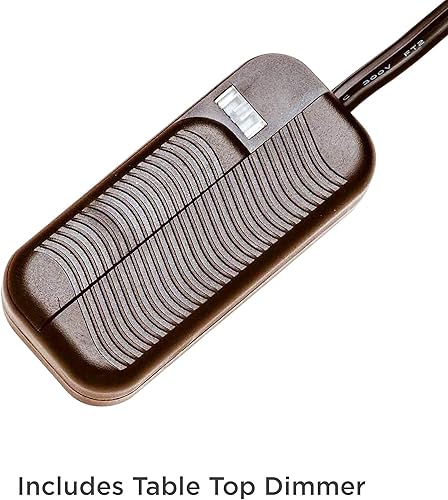 Miniatura 6 de Franklin Iron Works Cardiff Rustic Farmhouse Table Lamp with Table Top Dimmer Nightlight 33" Tall Brushed Iron Beige Fabric Shade for Living Room