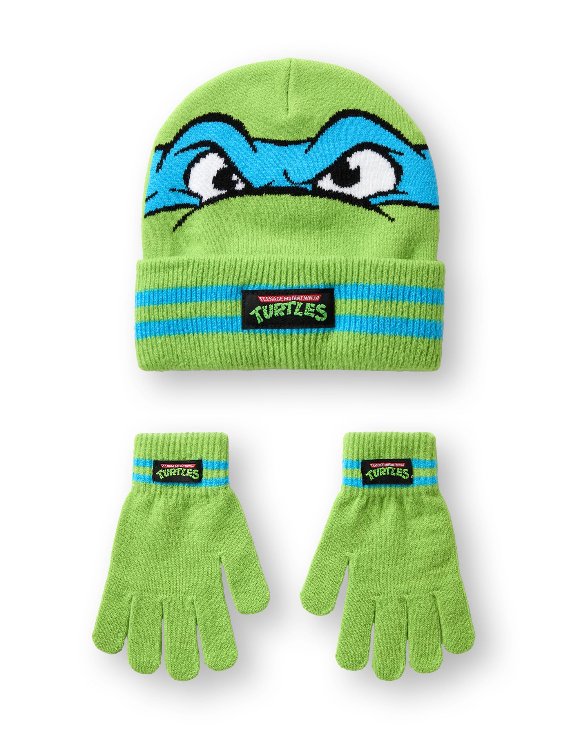 Teenage Mutant Ninja Turtles - Beanie & Gloves Set - One Size - Green
