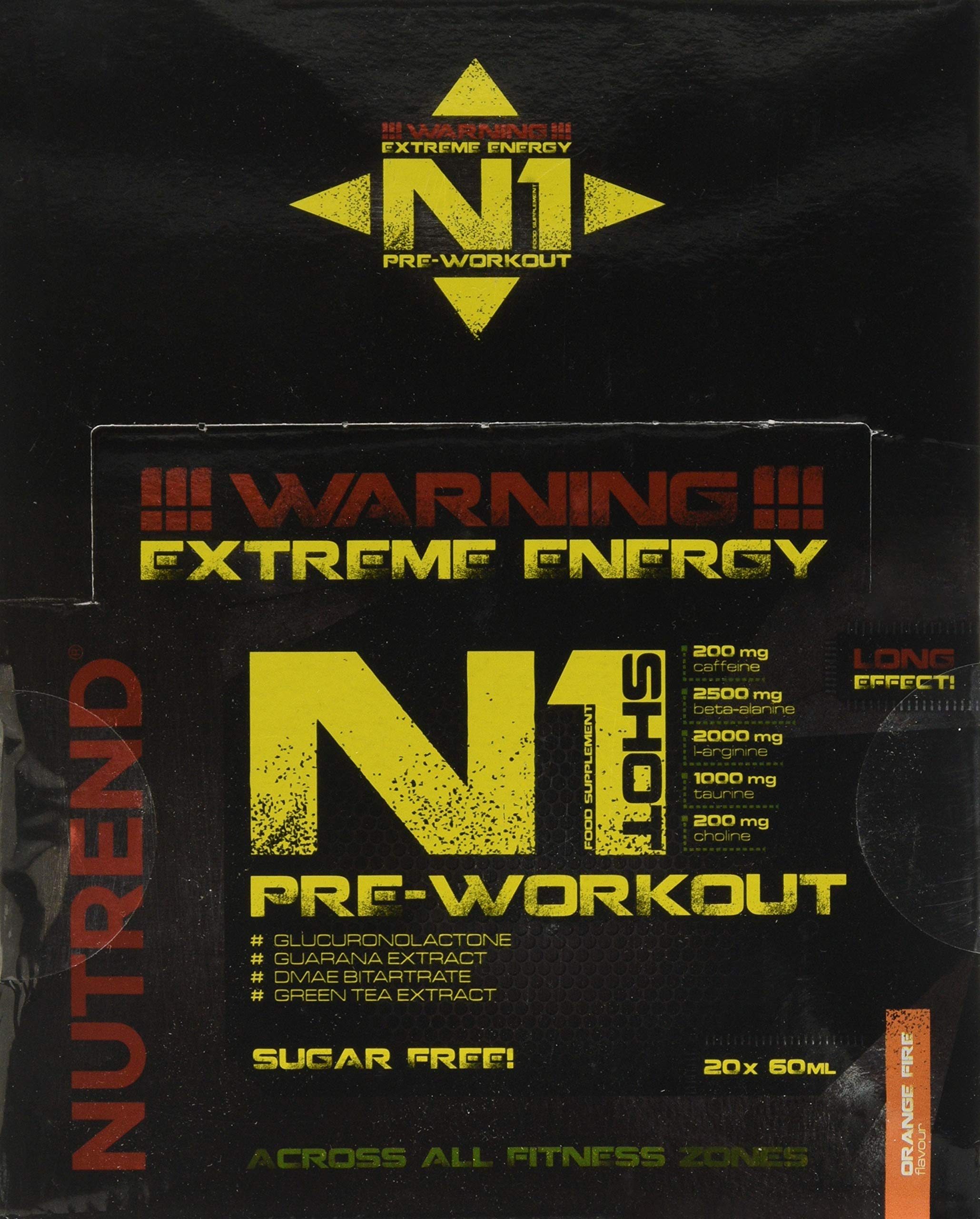 NUTRENDN1 Shot, Orange, 60 ml, 20 Units