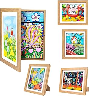 [3-Pack Kids Artwork Frames Changeable - Front Opening Holds 150,Childre...
