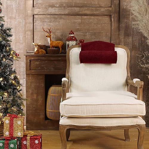 Miniatura 9 de Weysat Almohada para el cuello para sillón reclinable, almohada ajustable de felpa para el cuello, rollo de vellón antideslizante, almohada de apoyo