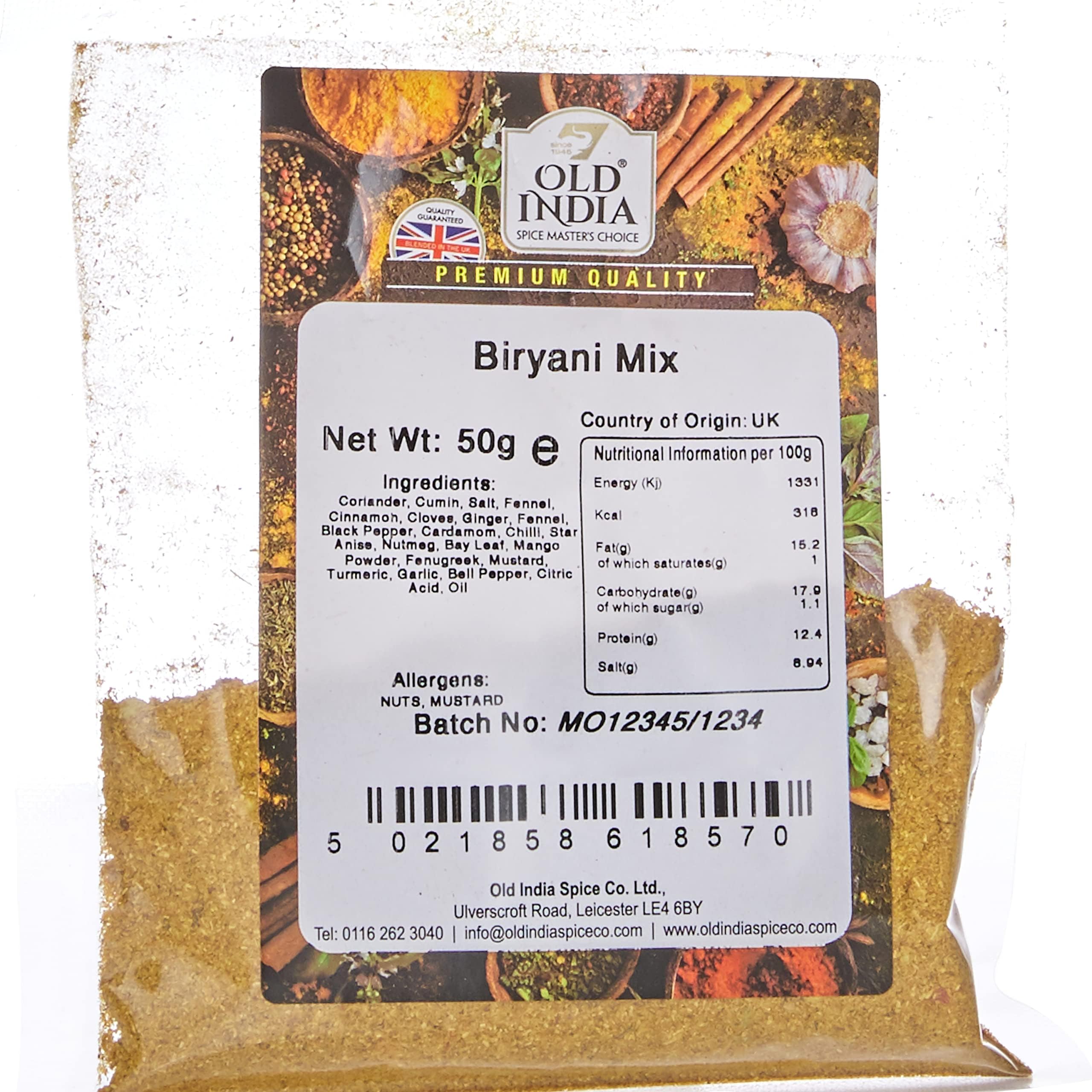 Old India Biryani Mix 50g