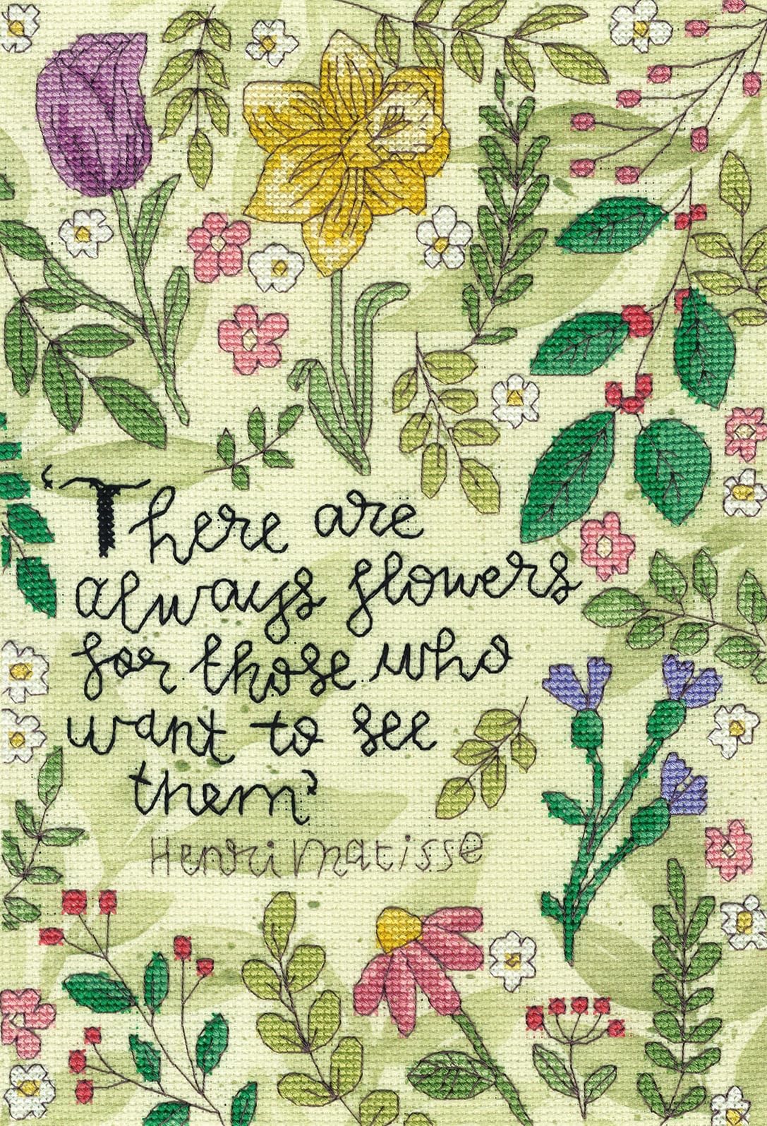 Bothy Threads Counted Cross Stitch Kit - Vision of Spring