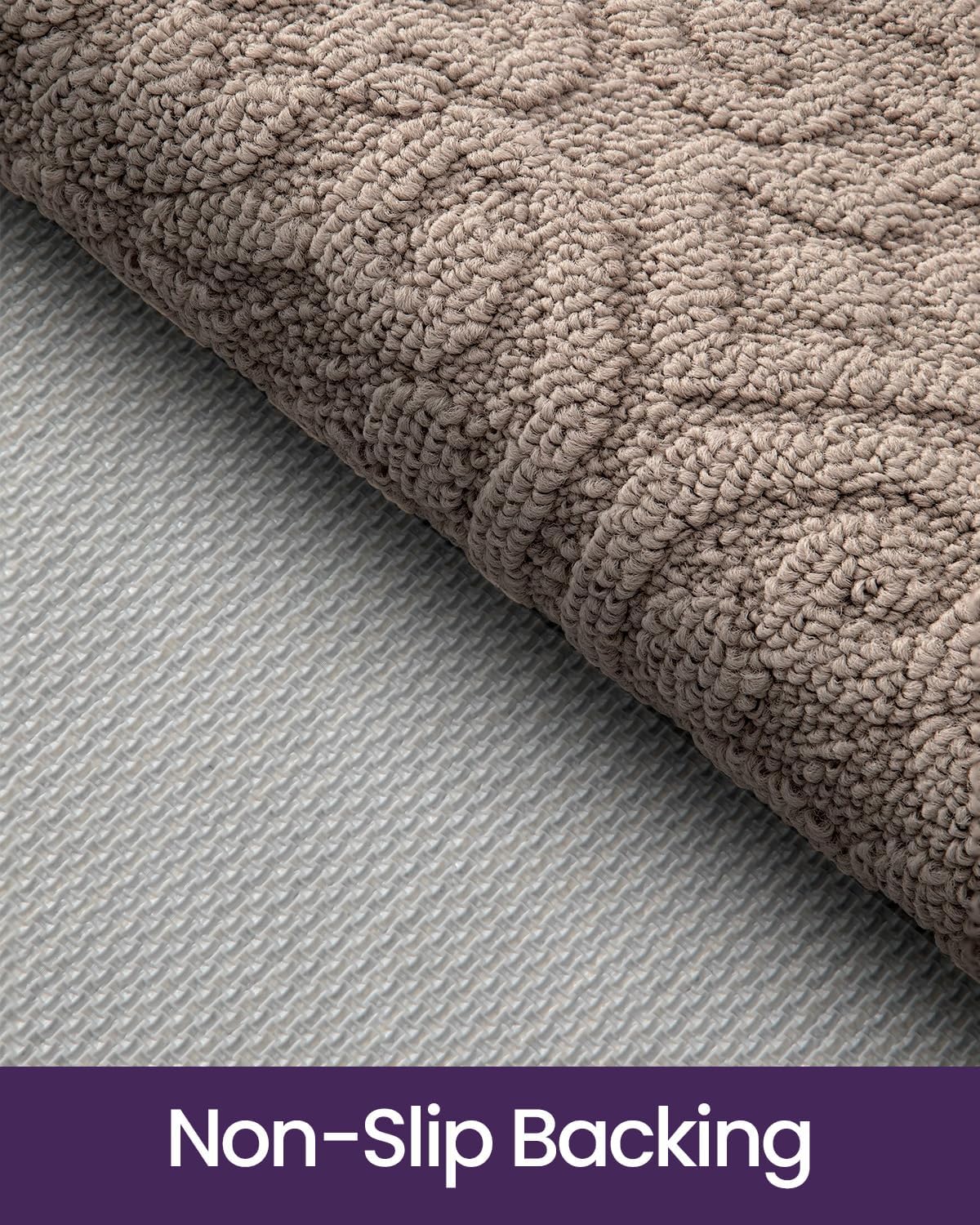 DEXI Indoor Front Door Entryway Mat Non Slip, 32x48 Washable Inside Entrance for House Floor Low Profile, Entry Doormat Absorbent Dirt Trapper, Light Beige