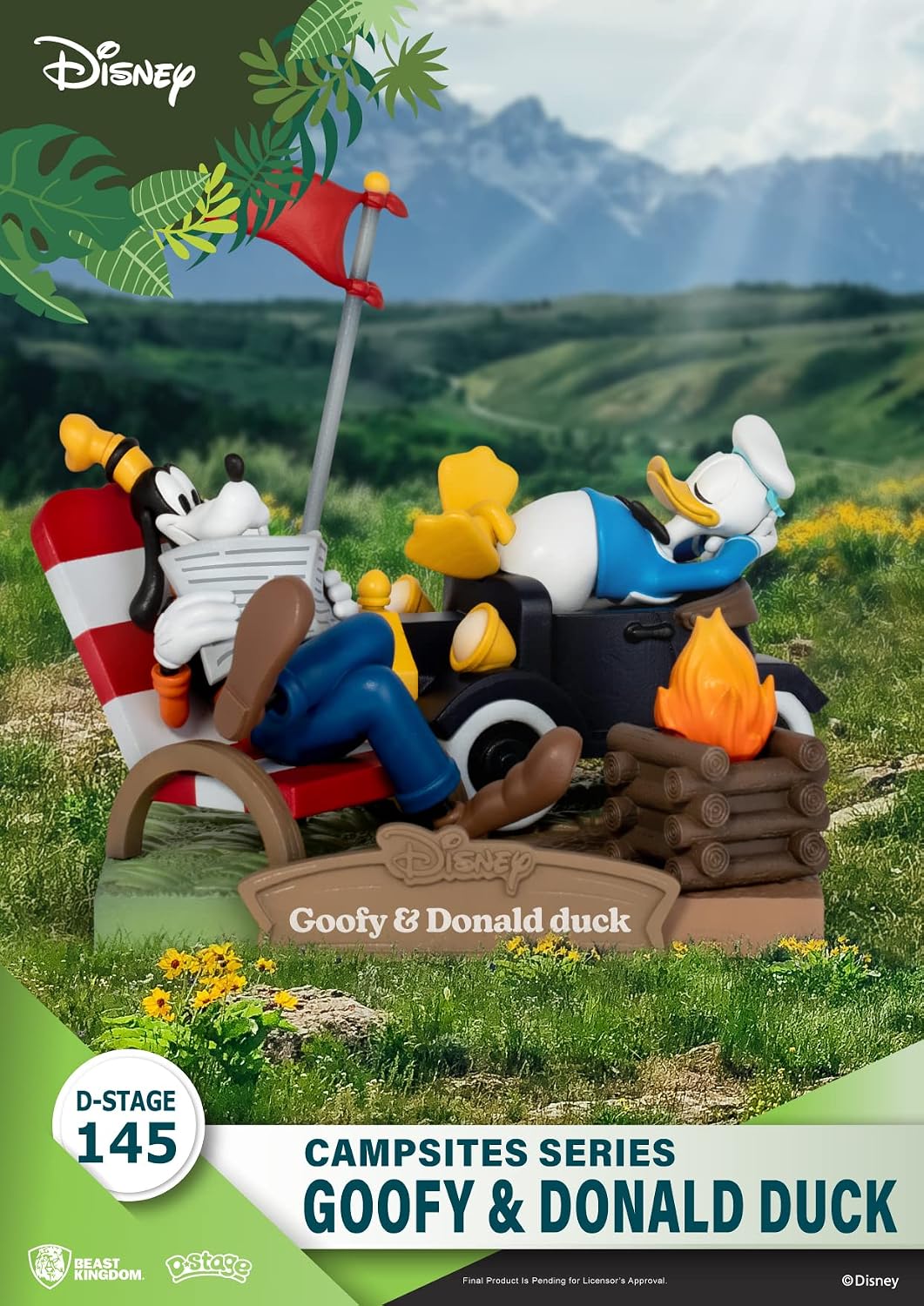 Disney Campsites Series: Goofy & Donald Duck DS-145 D-Stage Statue image 2