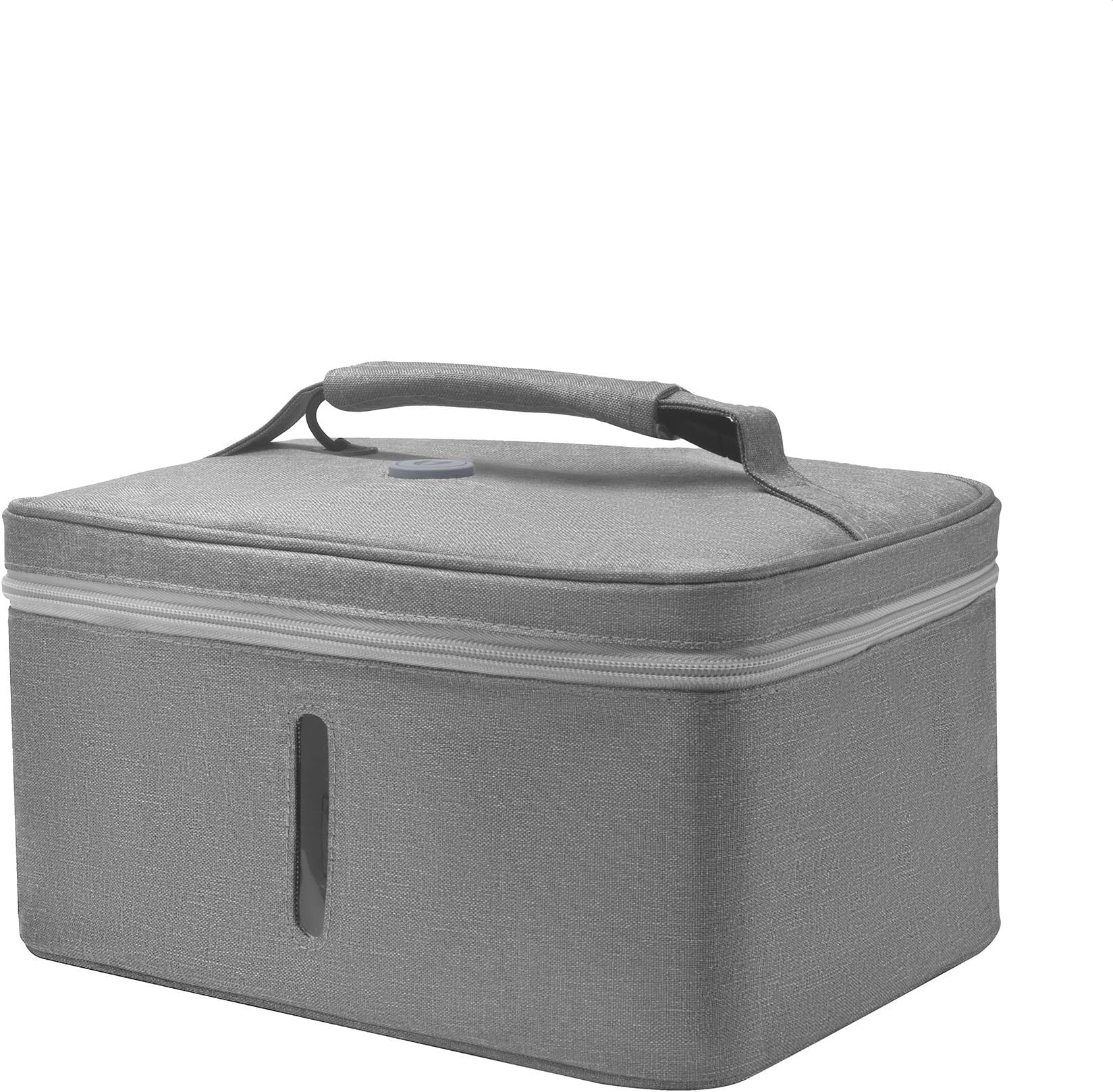 HOPE C+ UVC Light storage Bag Portable with Cell Rechargeable Endurable with UVC LED Light Multipurpose bag, LED 265nm Wavelength (Top 12 x LEDs Gray)