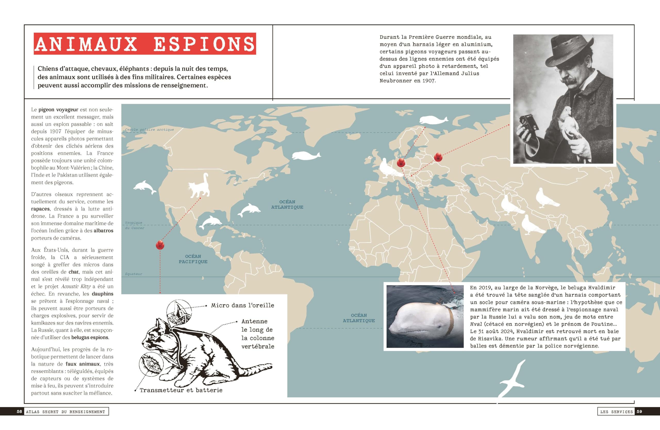 Atlas secret du renseignement - Édition augmentée du guide de l'espion, avec Le Bureau des légendes - Édition 2025