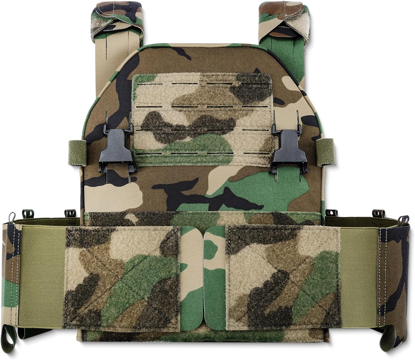 LPPC V.2 Tactical Vest, Low-Profile Vest, Modular, Placard Compatible, Made from 1000D Nylon Laminates MultiCam